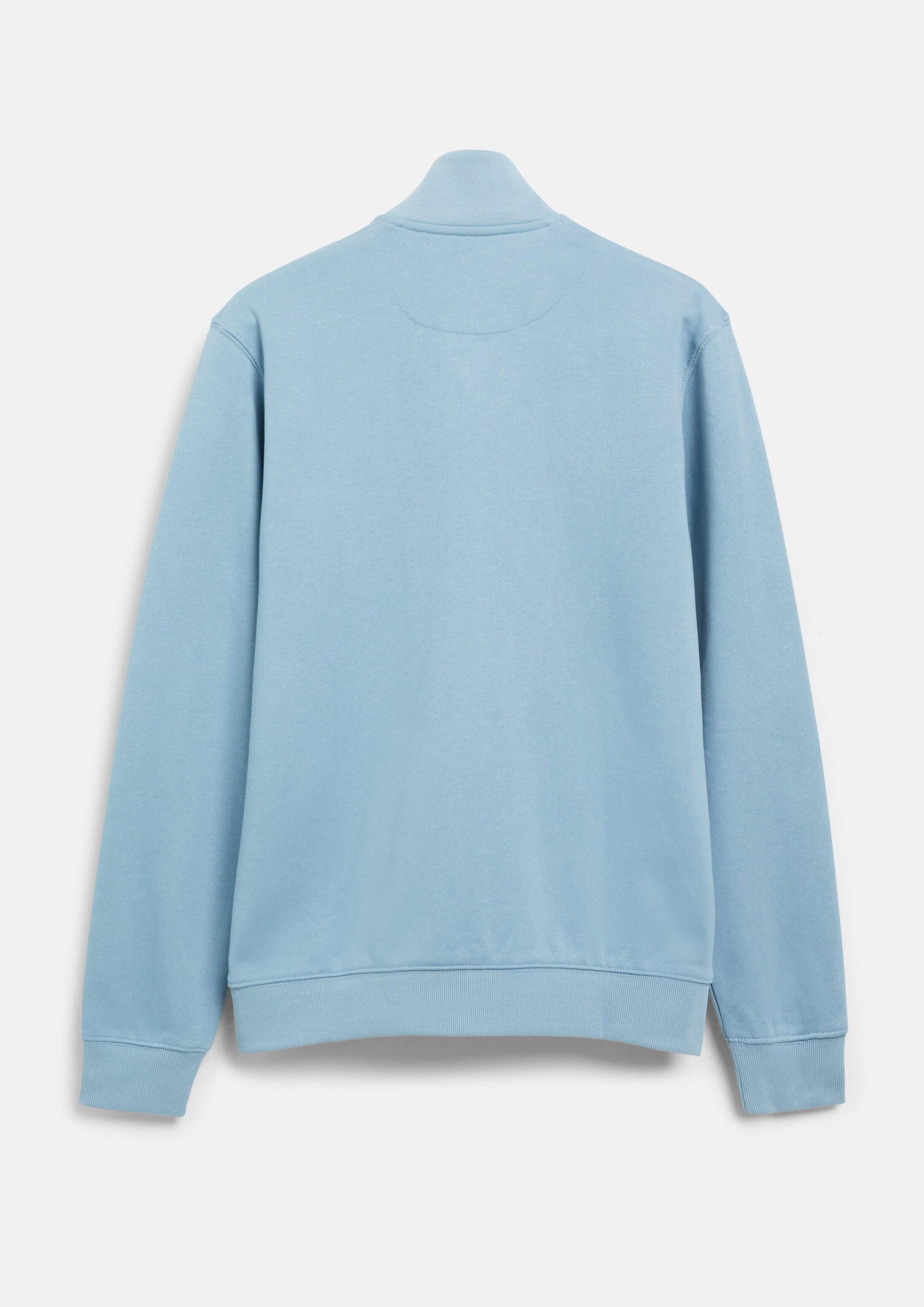 s.Oliver Sweatjacke Sweatshirt Jacke Sweatjacke mit Stehkragen und Eingrifftaschen