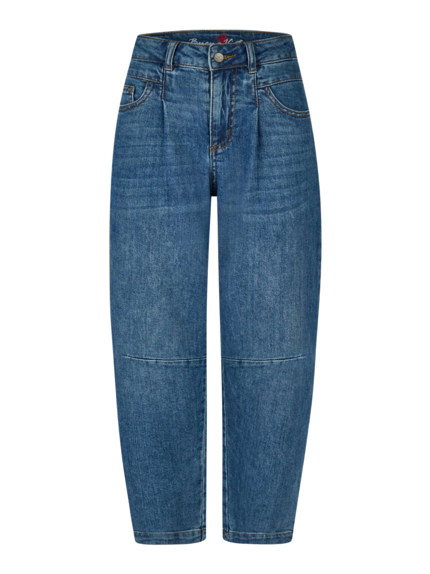 Buena Vista Stoffhose blau,Casual,Baumwolle,Unifarben,Barrel Fit