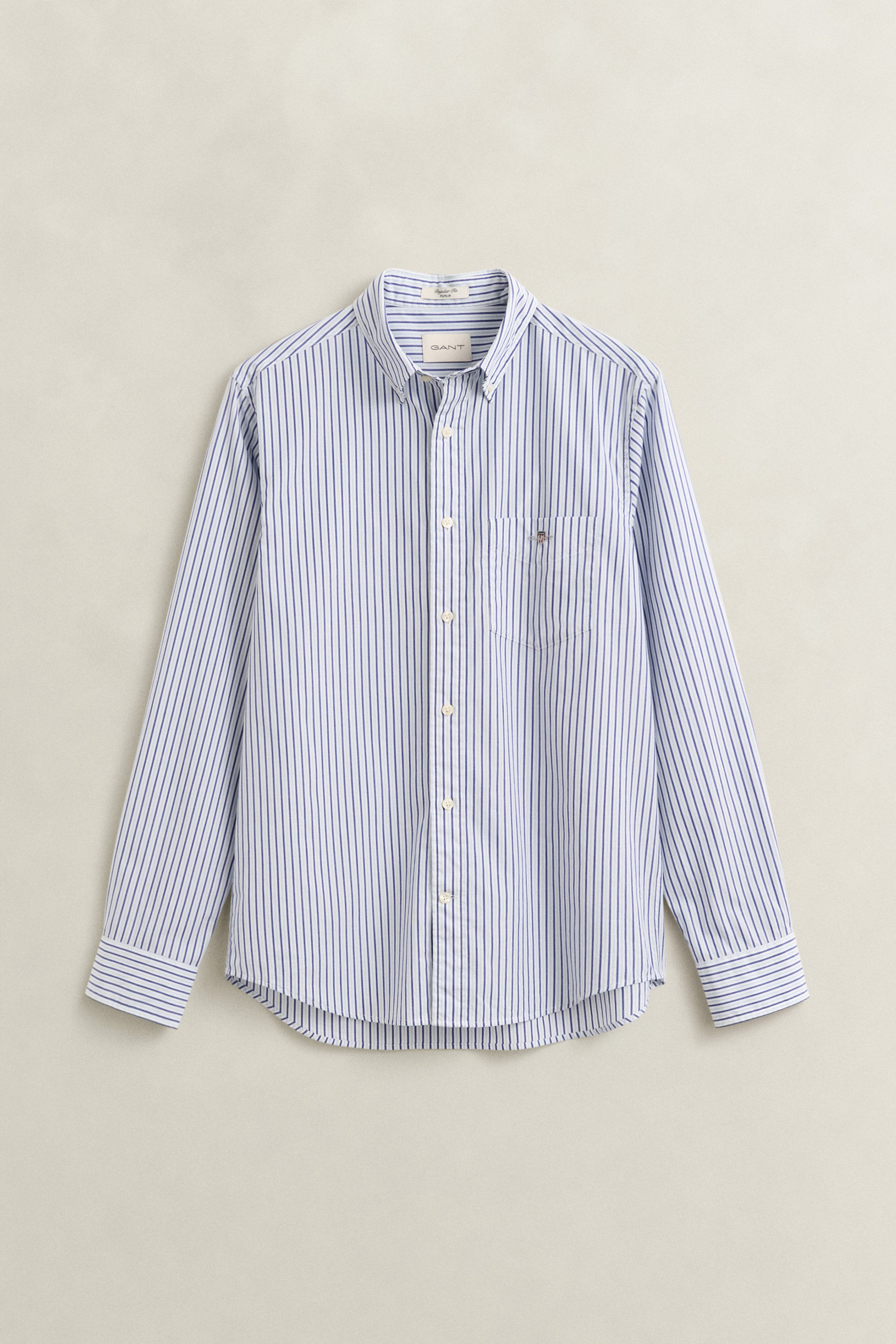 Gant Langarmhemd REGULAR POPLIN STRIPE SHIRT Regular fit mit Streifenmuster