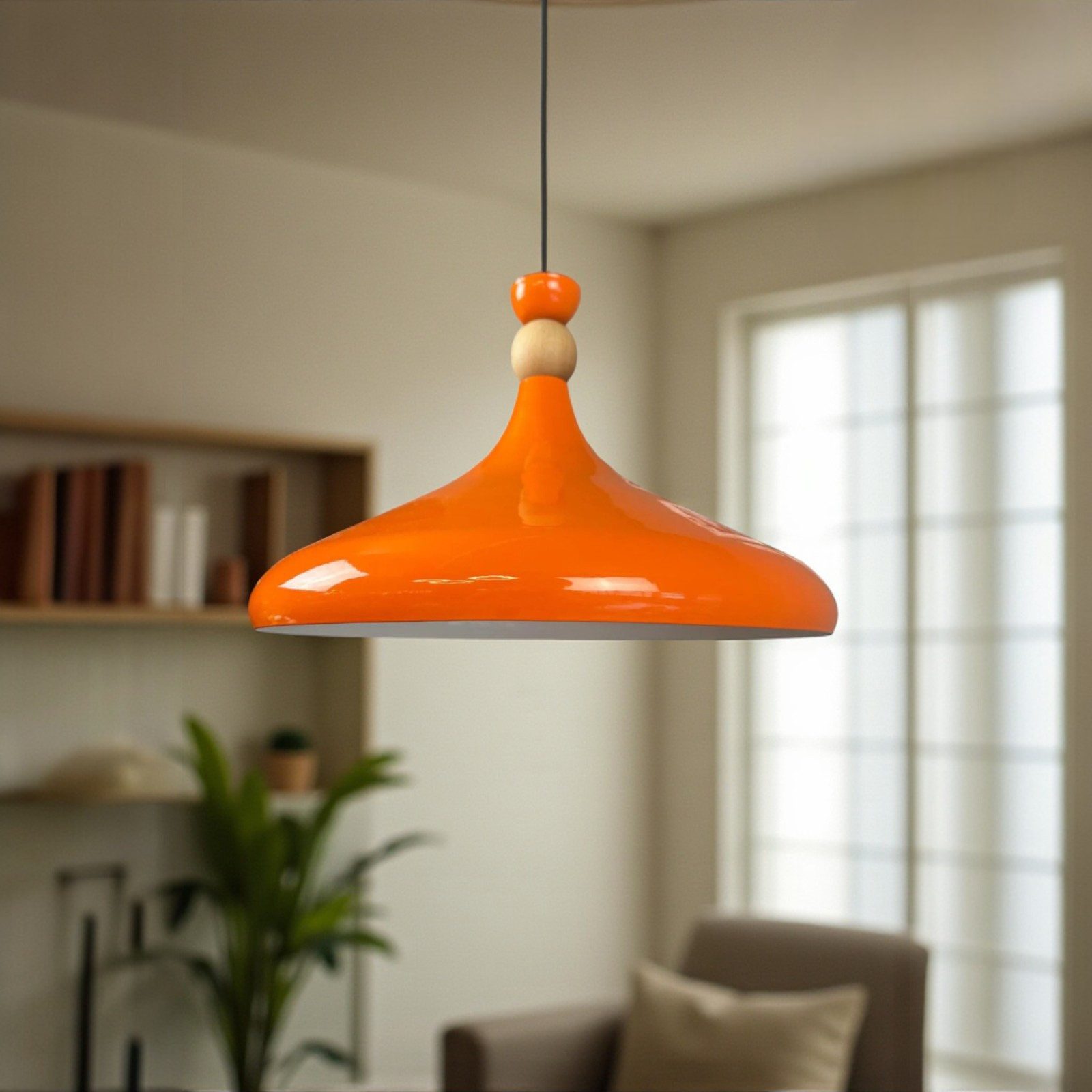 Bamyum Pendelleuchte Pendelleuchte Ø35 cm Metall E27 Moderne Lampe, Ohne Leuchtmittel, ohne Leuchtmittel