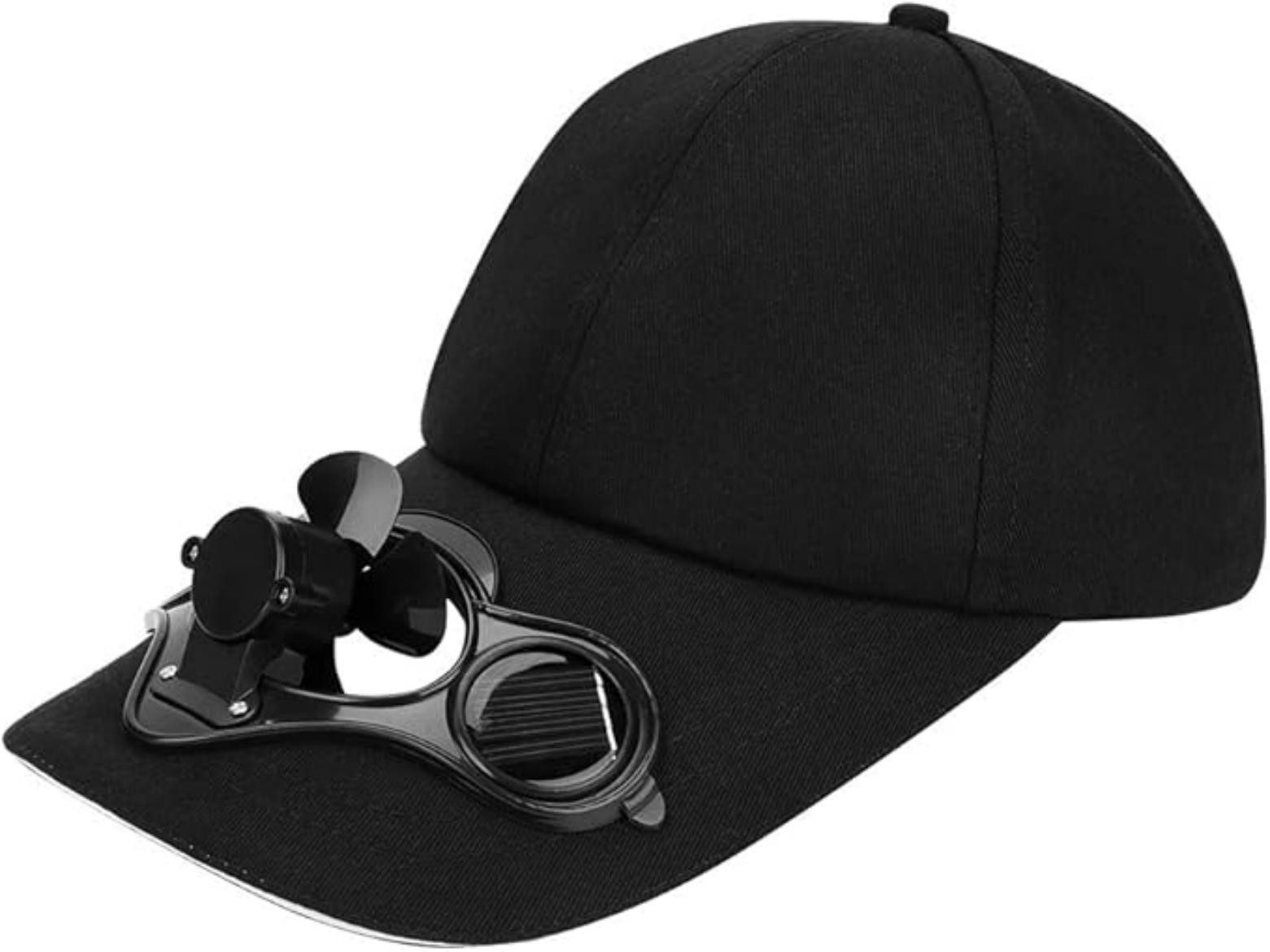 Baseball Cap Solar-Ventilator Kappe Baumwolle Sporthut Sonnenenergie