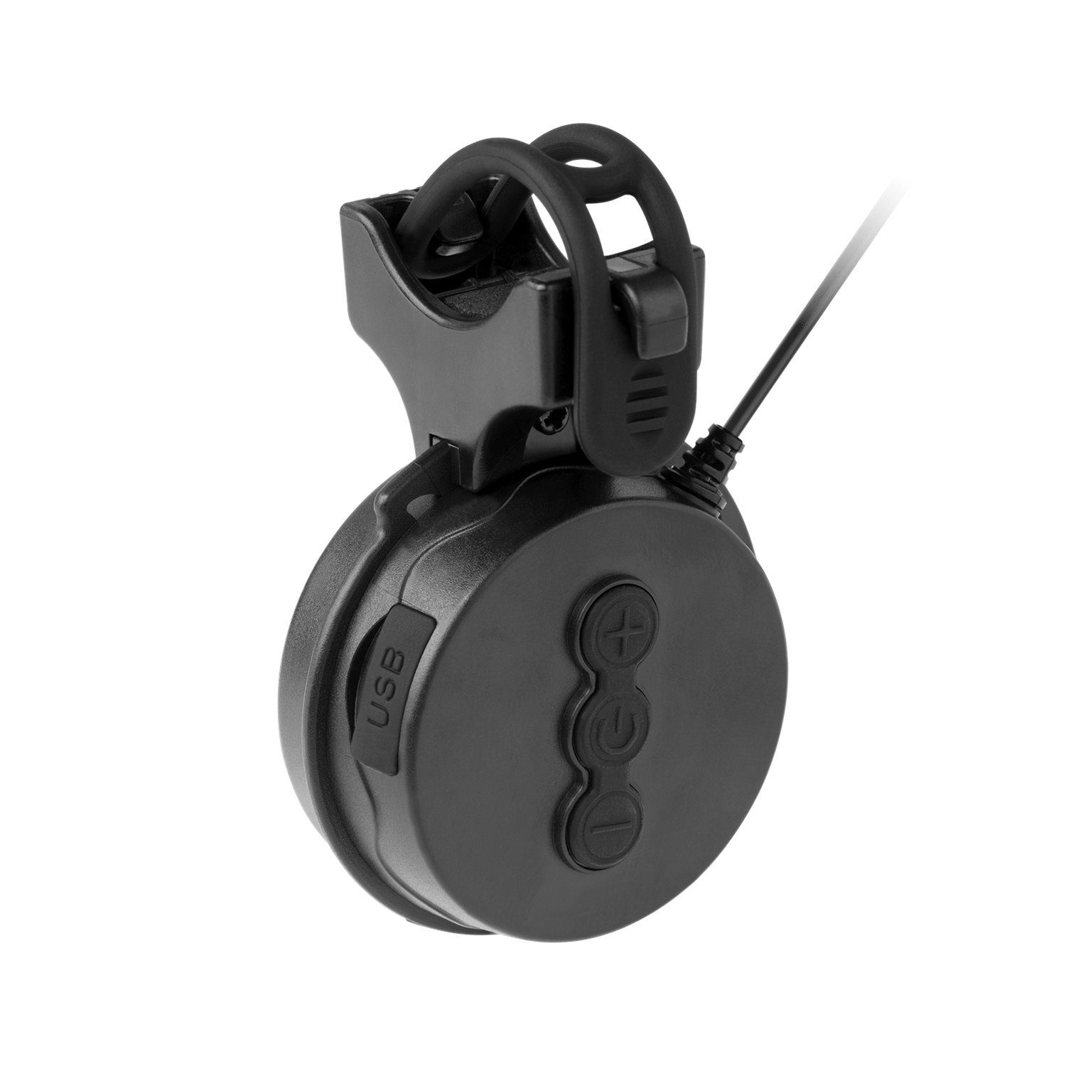 Krüger & Matz Fahrradklingel KM0945, Wiederaufladbarer Akku [USB]; 4 Tonsignale