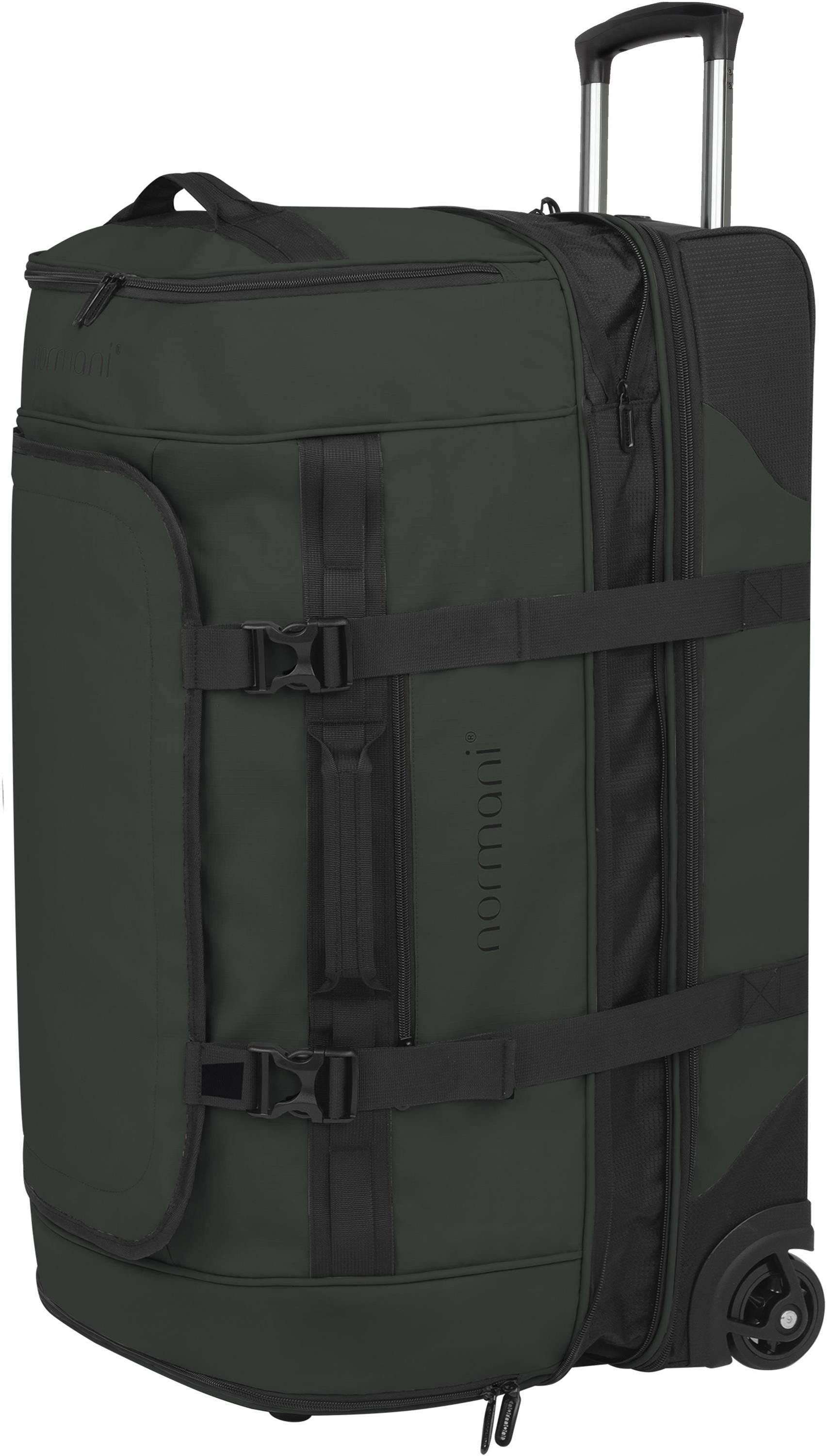 normani Reisetasche Reisetrolley 100-120 L Samara, Reisetasche mit Teleskopgriff erweiterbar von 100 auf 120 Liter