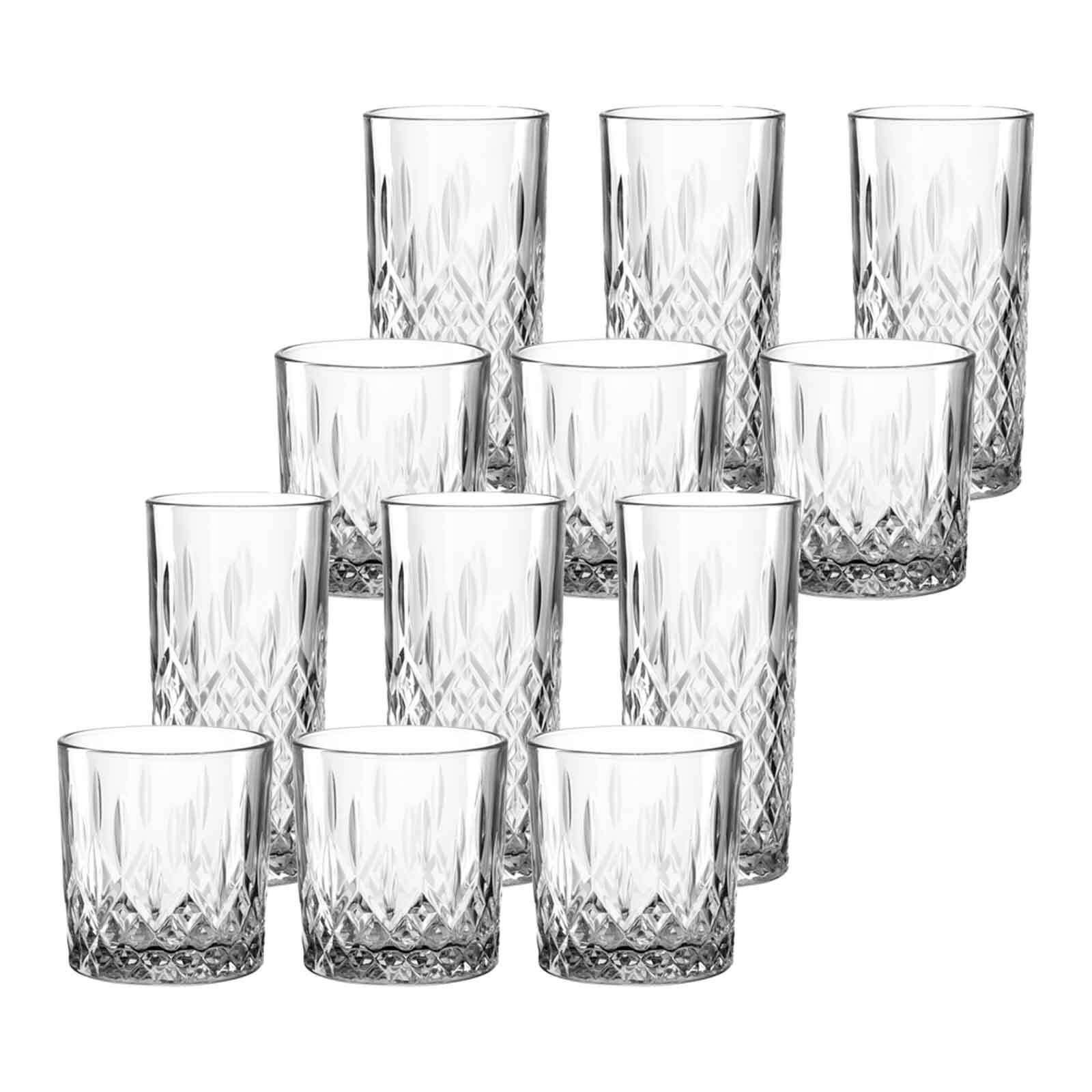 LEONARDO Gläser-Set Limited Becherset 12er Set, 12-tlg., Glas