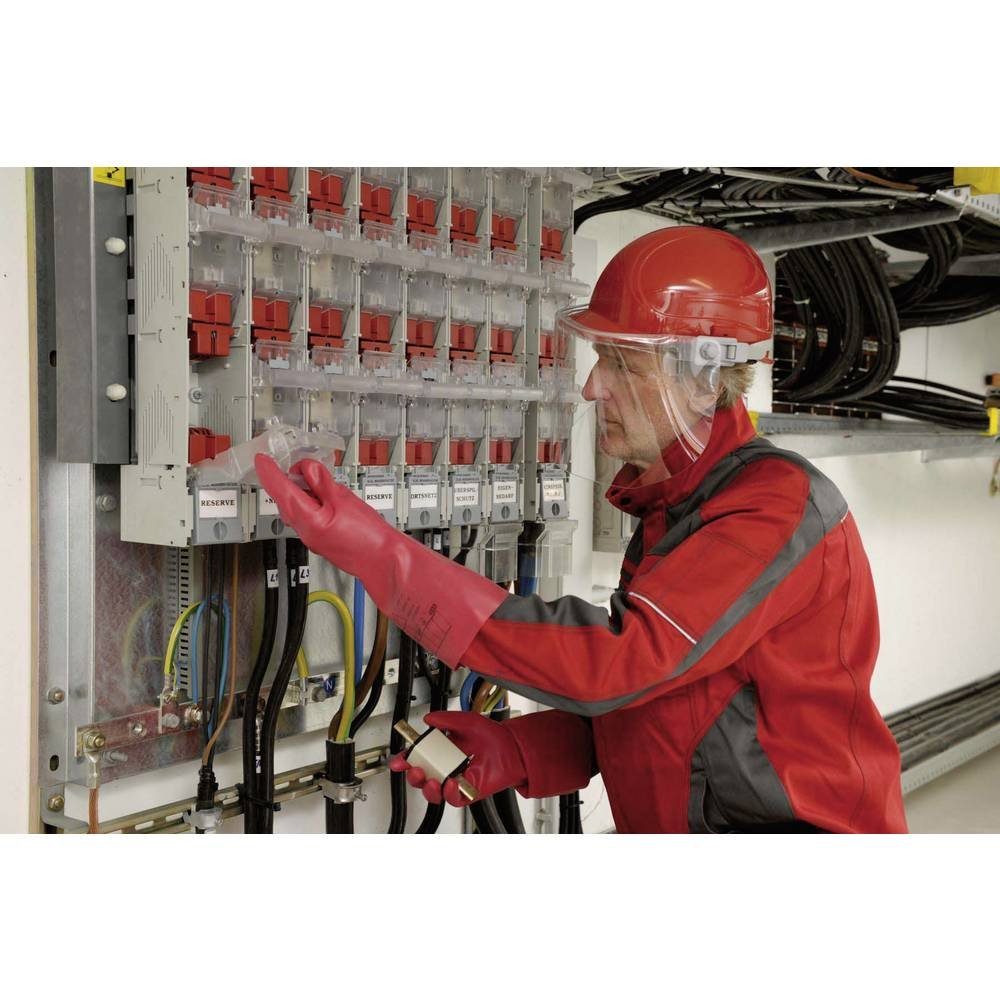 VOSS HELME Schutzhelm PE-Elektrikerhelm 6-Punkt 2689-OG