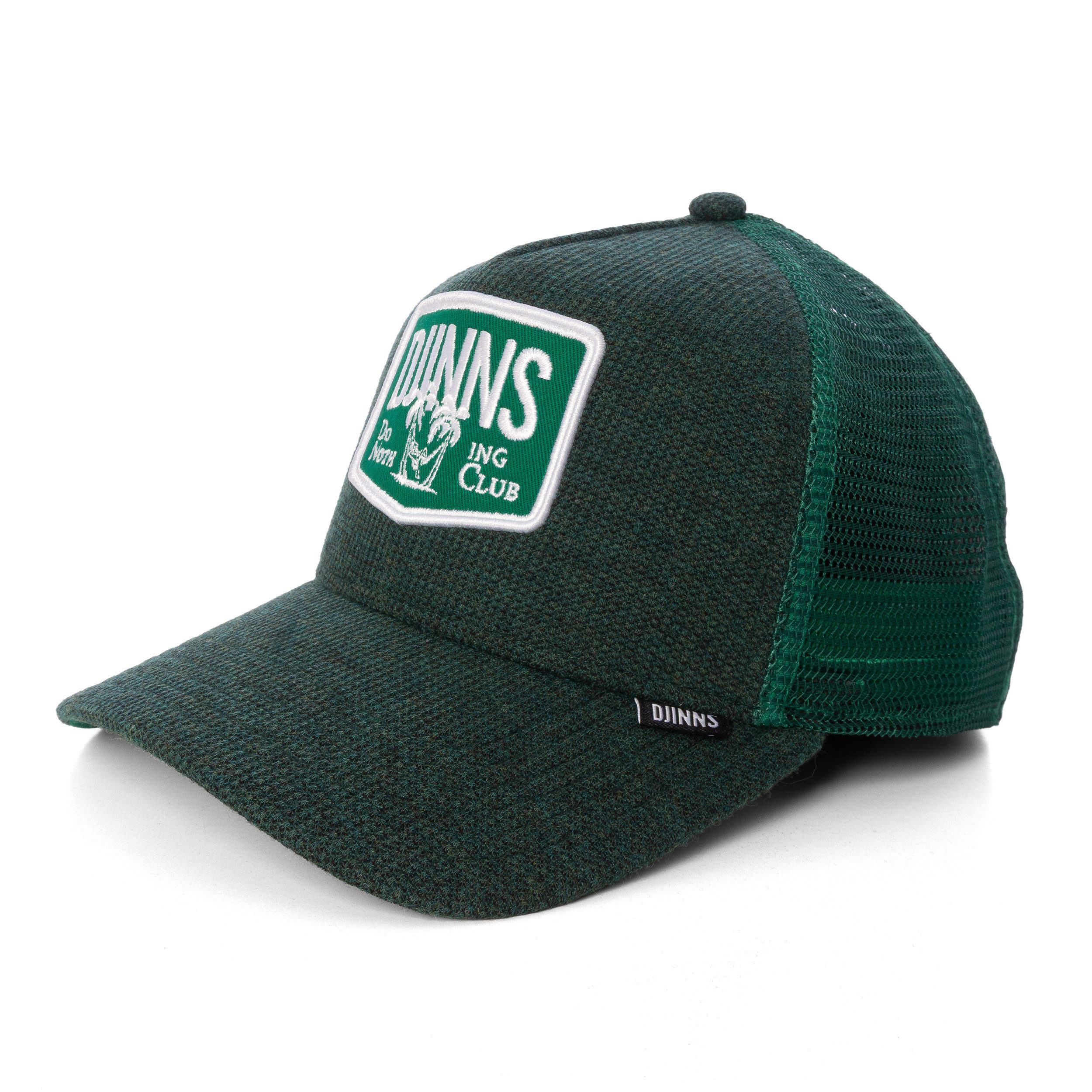 Baseball Cap Cap Djinns HFT DNC Waffelmelange grün