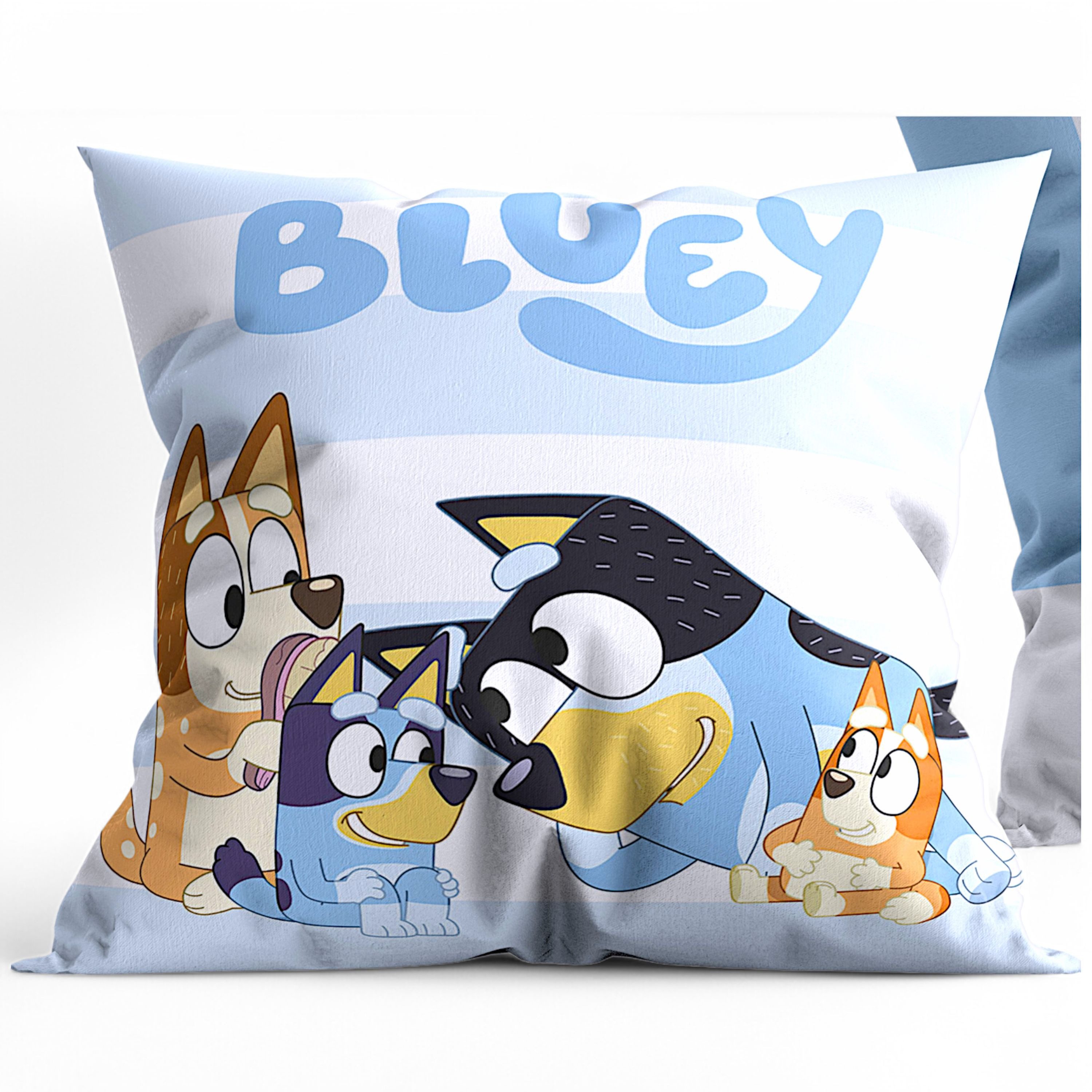 Bluey Dekokissen Bluey & Bingo, Kinder Kuschelkissen 40 x 40 cm günstig online kaufen