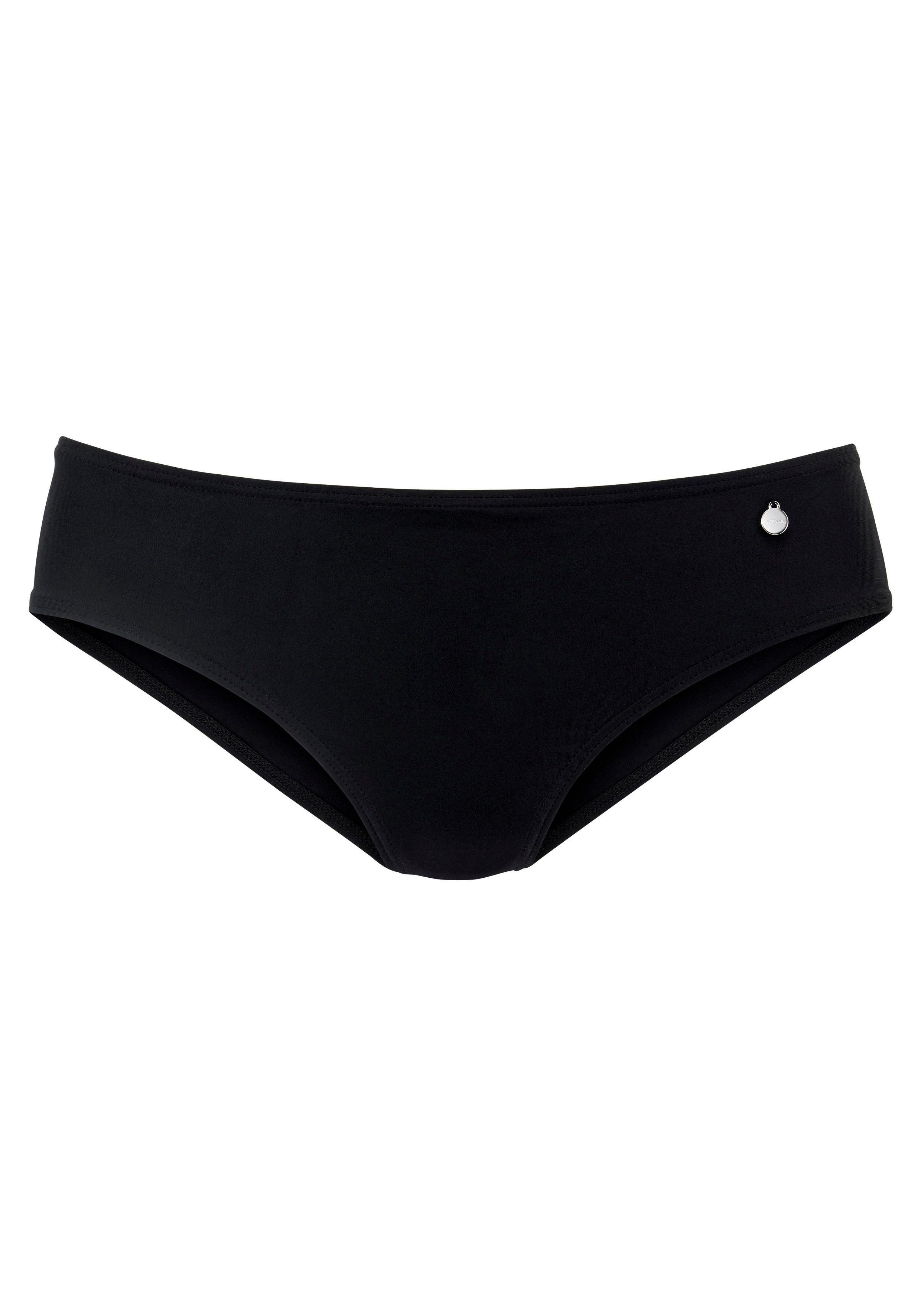 LASCANA Bikini-Hose Merilyn uni und bedruckt günstig online kaufen