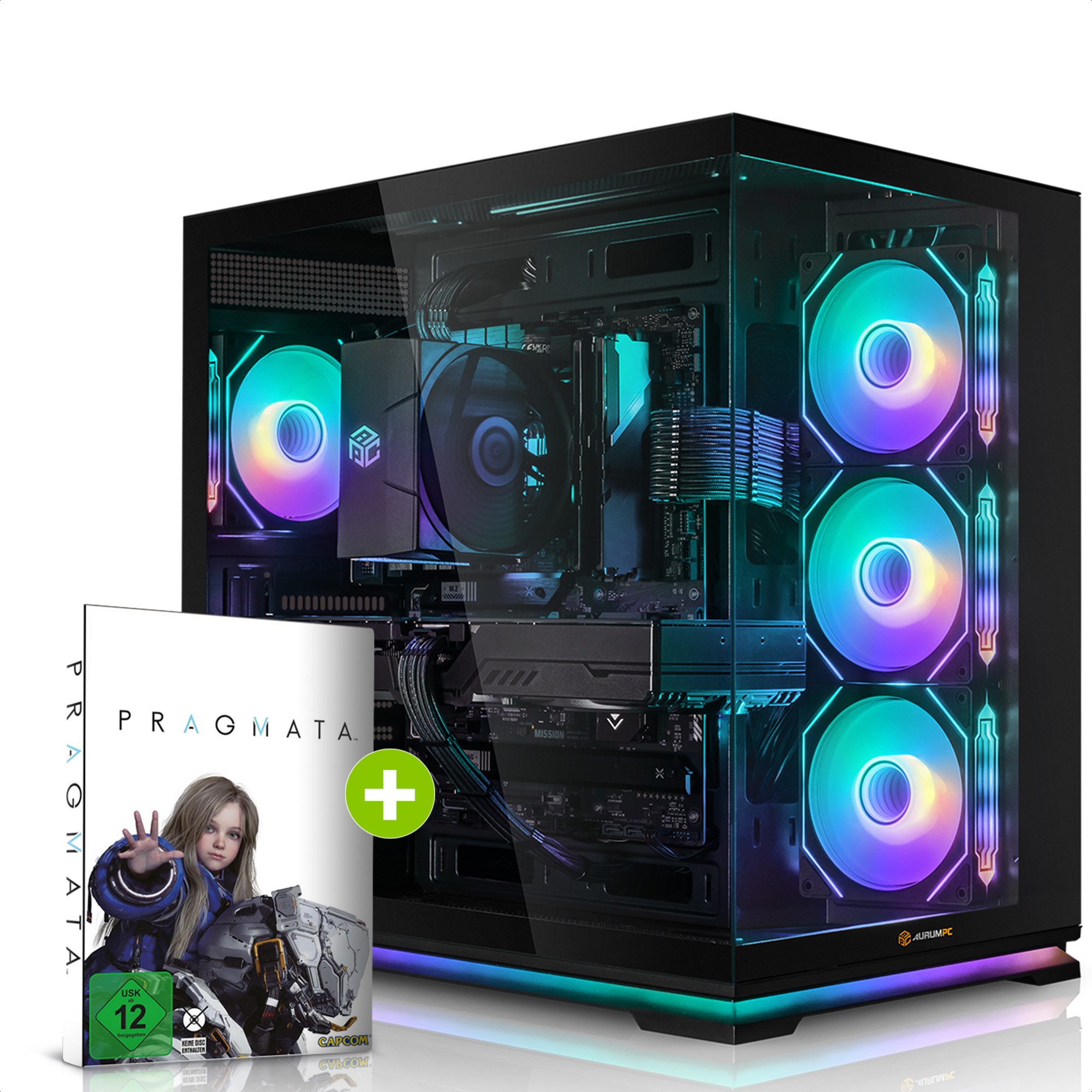 AurumPC R7 7800X3D mit RTX5070Ti 16GB und 32GB DDR5 RAM Gaming-PC (AMD Ryzen 7 7800X3D, GeForce RTX 5070 Ti, 32 GB RAM, 1000 GB SSD, Luftkühlung, Windows 11, WLAN)