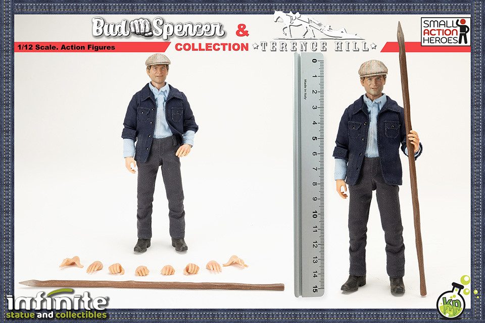 Infinite Statue Actionfigur SMALL ACTION HEROES ZWEI WIE PECH UND SCHWEFEL TERENCE HILL 1/12 ACTIO