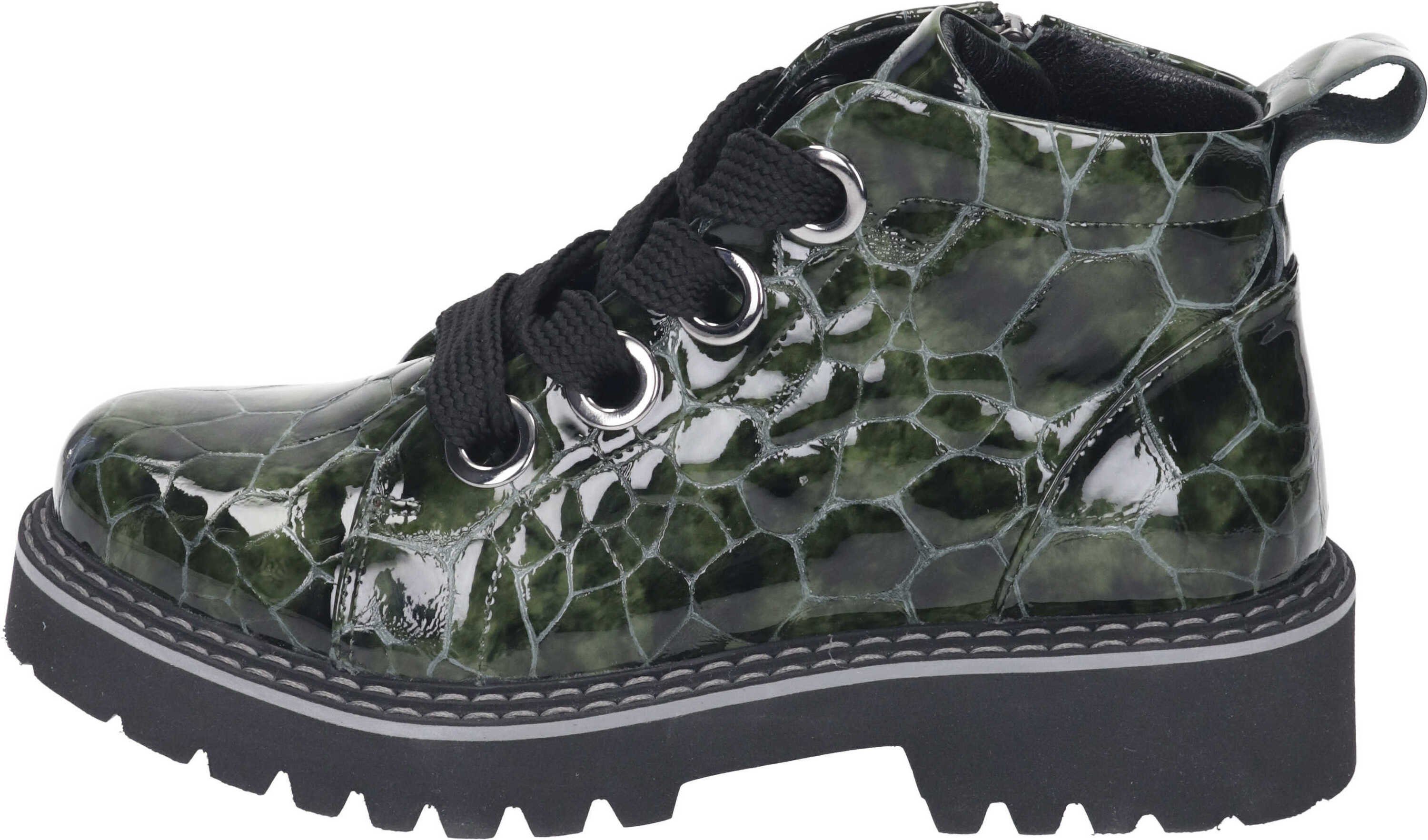 Piazza Stiefeletten Schnürstiefelette aus Lackleder günstig online kaufen