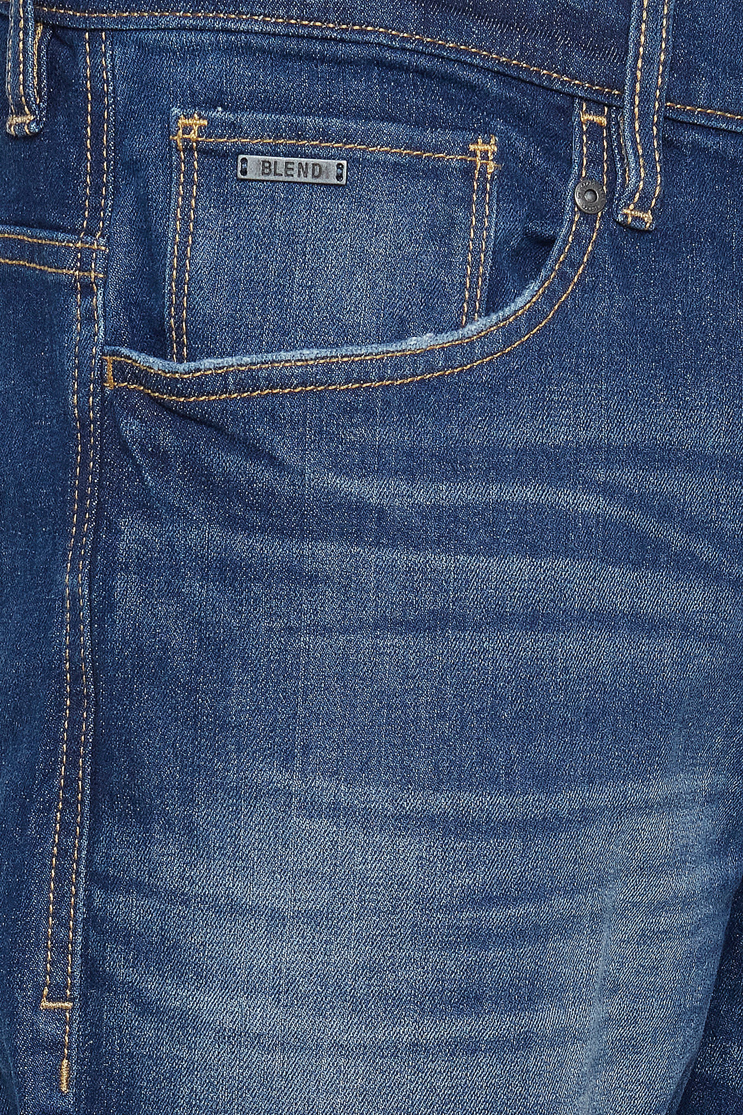 Blend Relax-fit-Jeans Thunder Relaxed fit - NOOS aus Baumwollmischung, mit Abriebeffekten