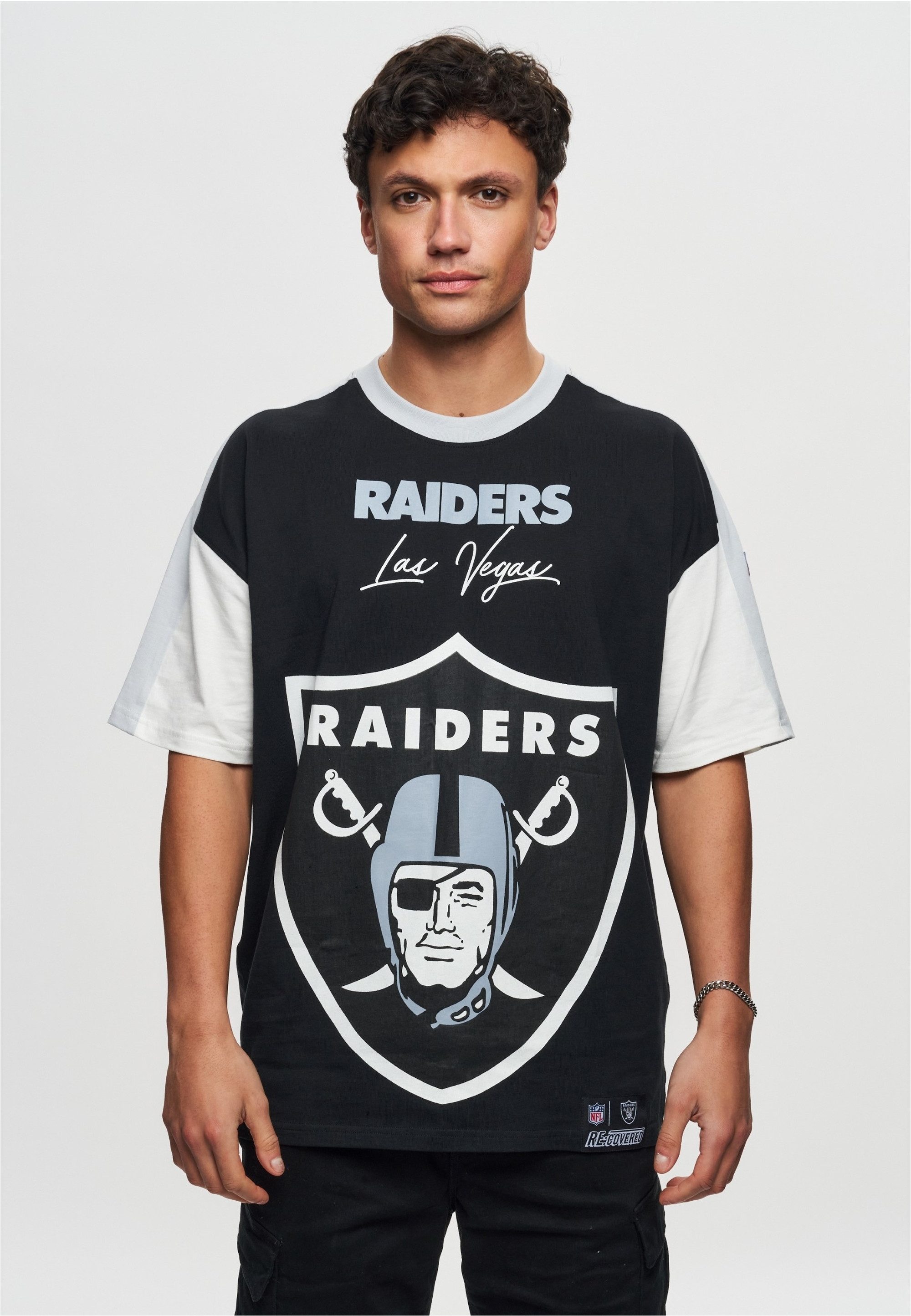 Recovered T-Shirt NFL Raiders Las Vegas Cut and Sew Oversized (1-tlg) für a günstig online kaufen