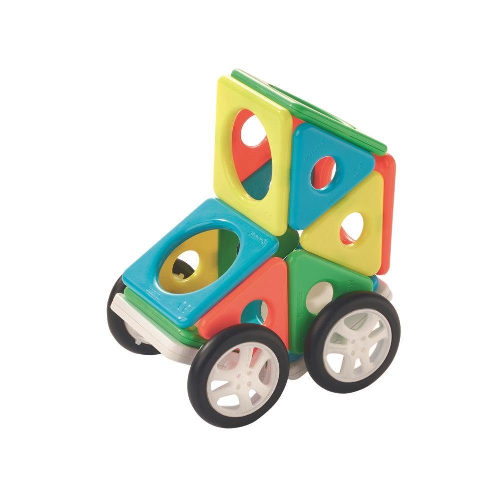 Millennium M420 Konstruktions-Spielset, Magnets Bau Set Fahrzeug 22 Teile Magnetbausteine Kreativ-Set Baukasten Magnete, Kinder Konstruktionsspielzeug-Set, mehrfarbig