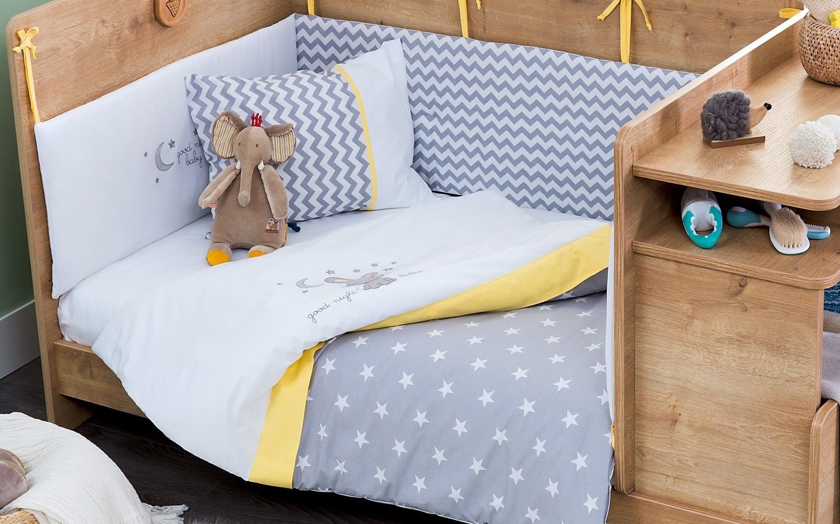 Möbel-Zeit Bettwäsche Bettwäsche-Set HAPPY NIGHTS, 70x110 cm, 4 teilig