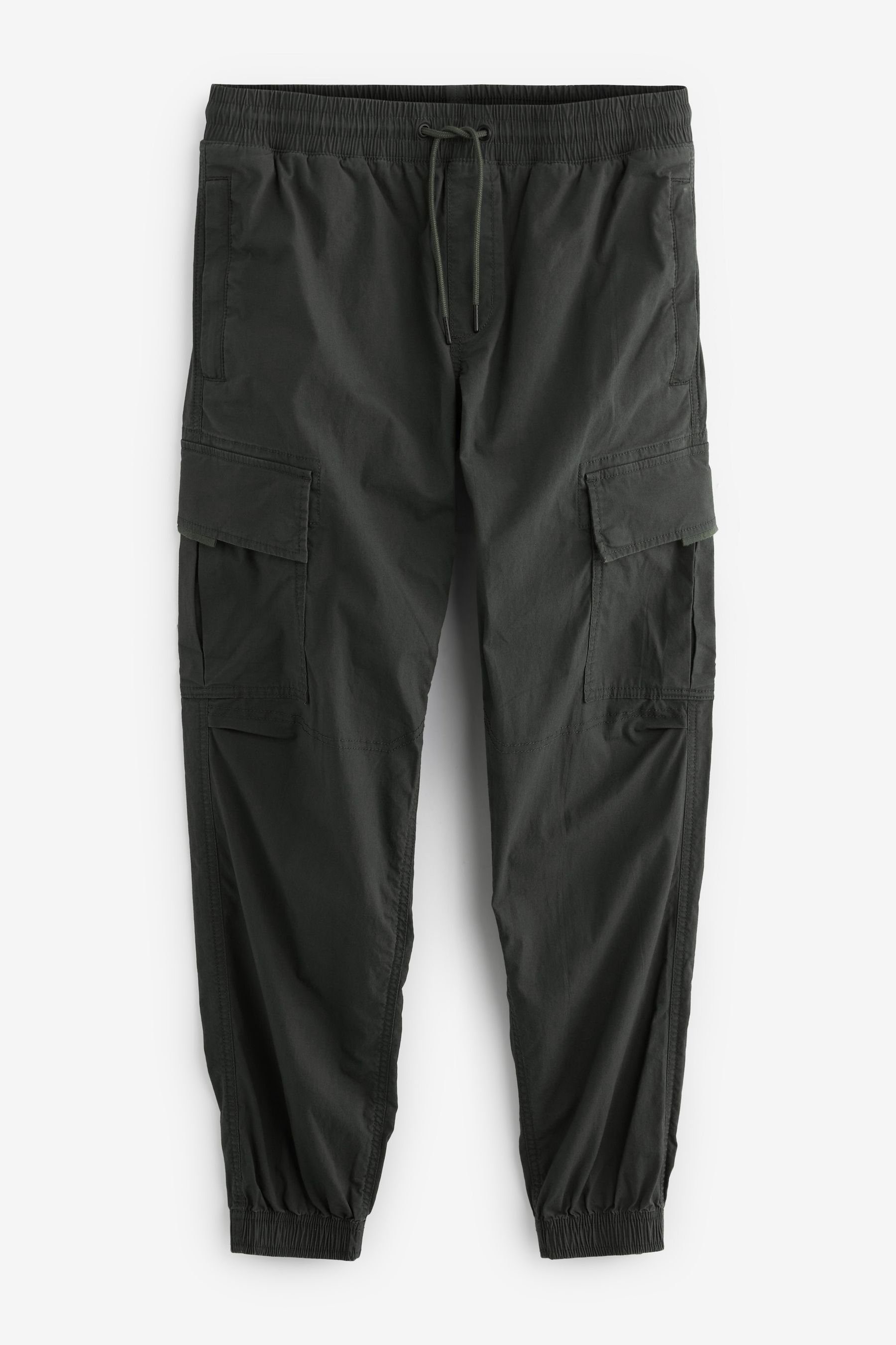 Next Cargohose Utility-Cargohose mit Grey Regular Tapered (1-tlg) Stretch Charcoal –