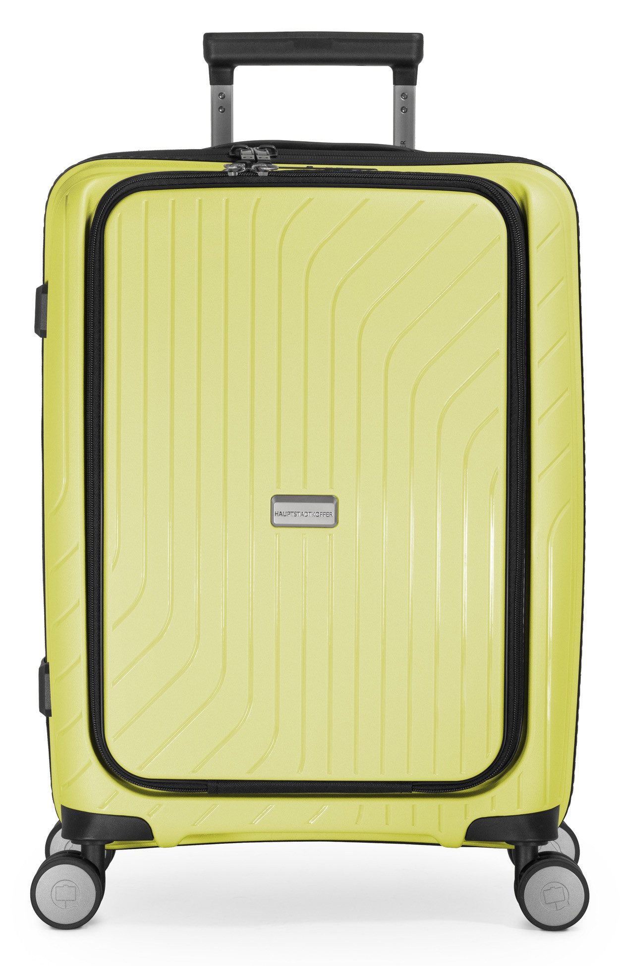 Hauptstadtkoffer Hartschalen-Trolley TXL, in verschiedenen Farben und Größen, 4 Rollen, Hartschalen-Koffer Reisegepäck TSA Schloss