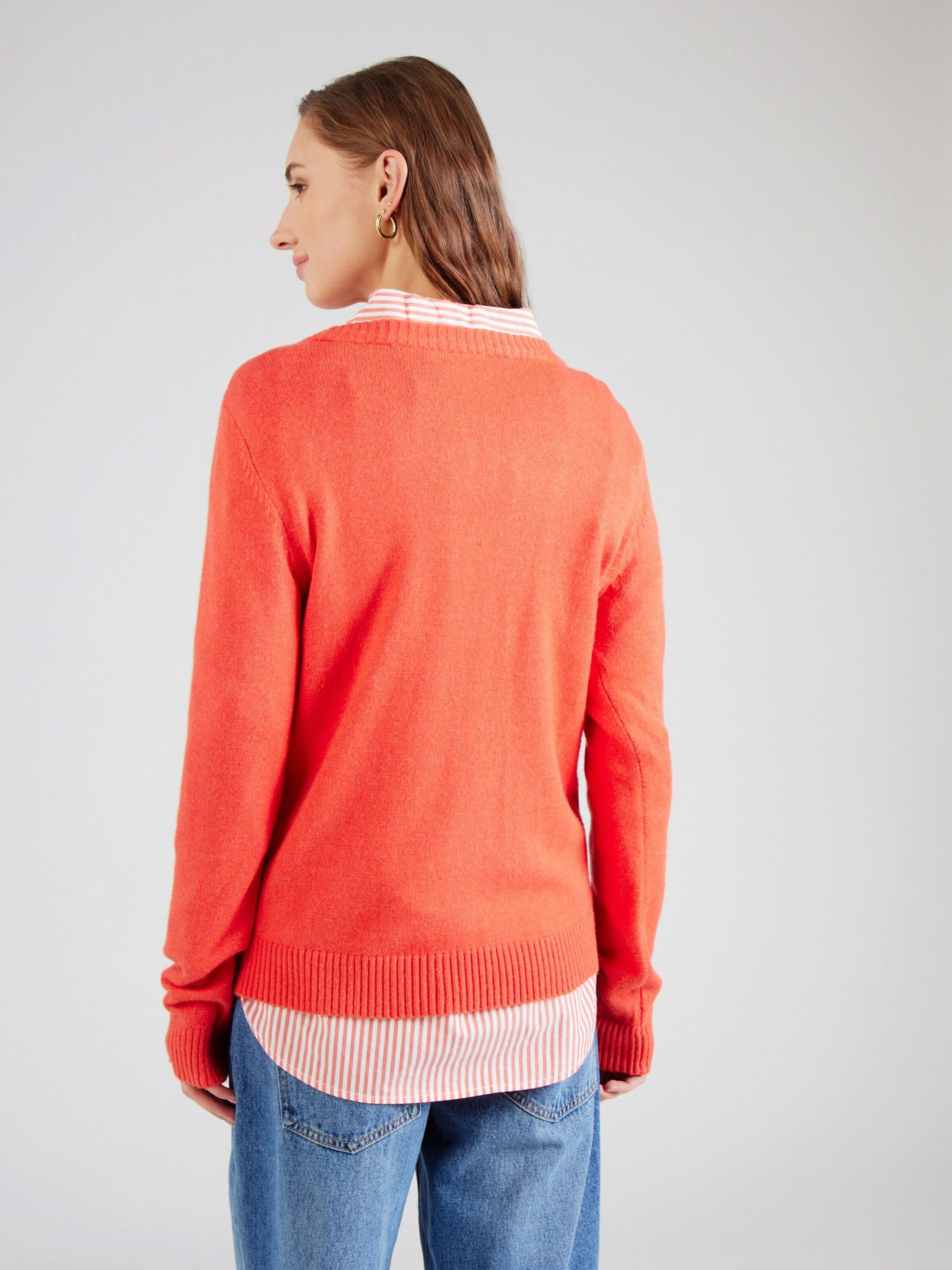 Vila Rundhalspullover VIRIL (1-tlg) Plain/ohne Details günstig online kaufen
