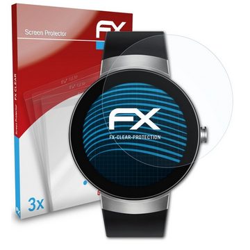 atFoliX Schutzfolie Displayschutz für Movado Connect, (3 Folien), Ultraklar und hartbeschichtet