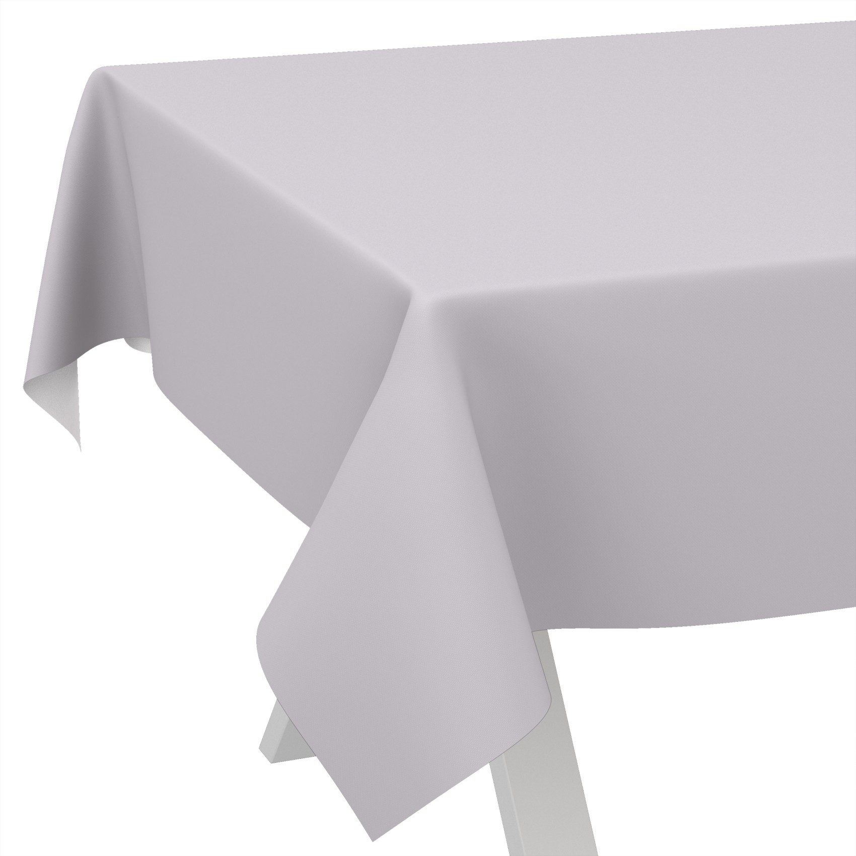ANRO Tischdecke Wachstuchtischdecke abwaschbar UNI auch als Gartentischdecke (Einzelstück 1-tlg), wasserabweisend pflegeleicht Textil-Optik Grau 100x140cm