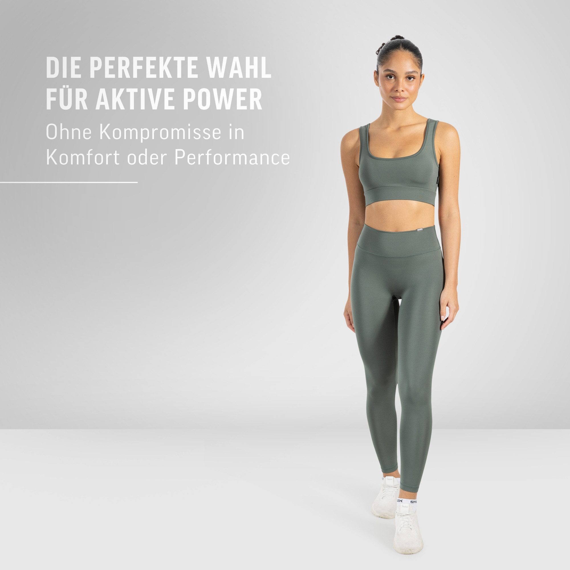 Smilodox Leggings Selina, High Waist Shaped Fit Yogahose, elastisches Material Blickdichte Push-Up Yoga Leggings, elastisch, seamless, Workout Gym
