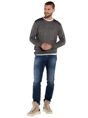 emilio adani Rundhalspullover Pullover uni