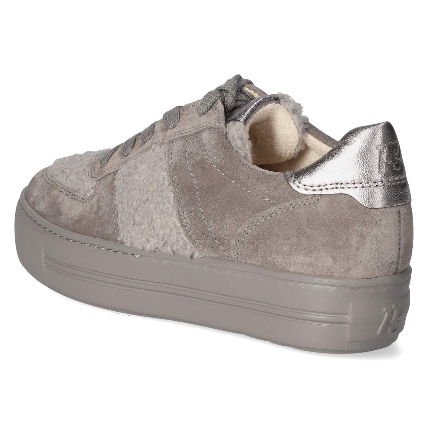 Paul Green Paul Green 5487-00 Damen Rauleder grey Schnürschuh