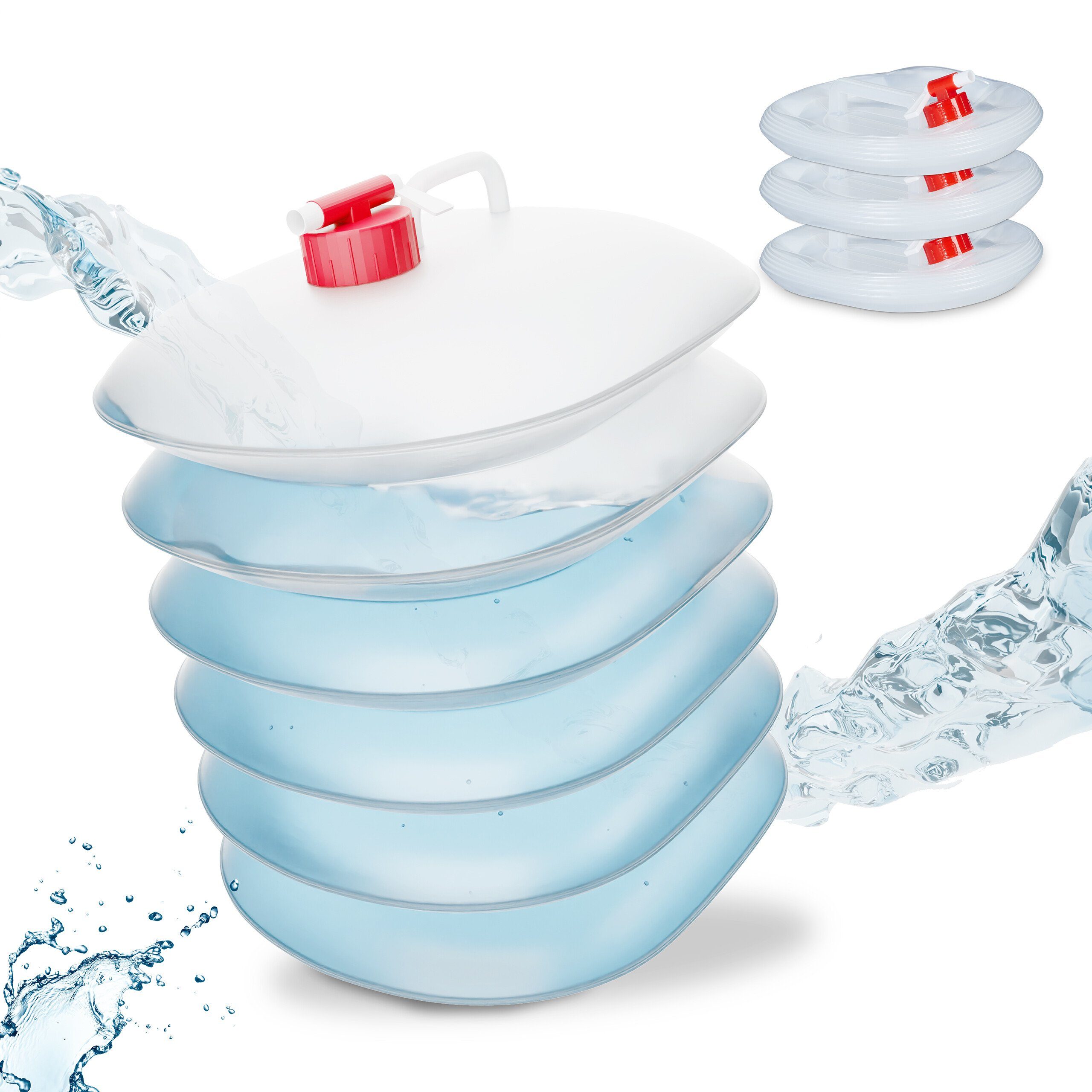 Kanister Ovale Faltkanister im 4er Set