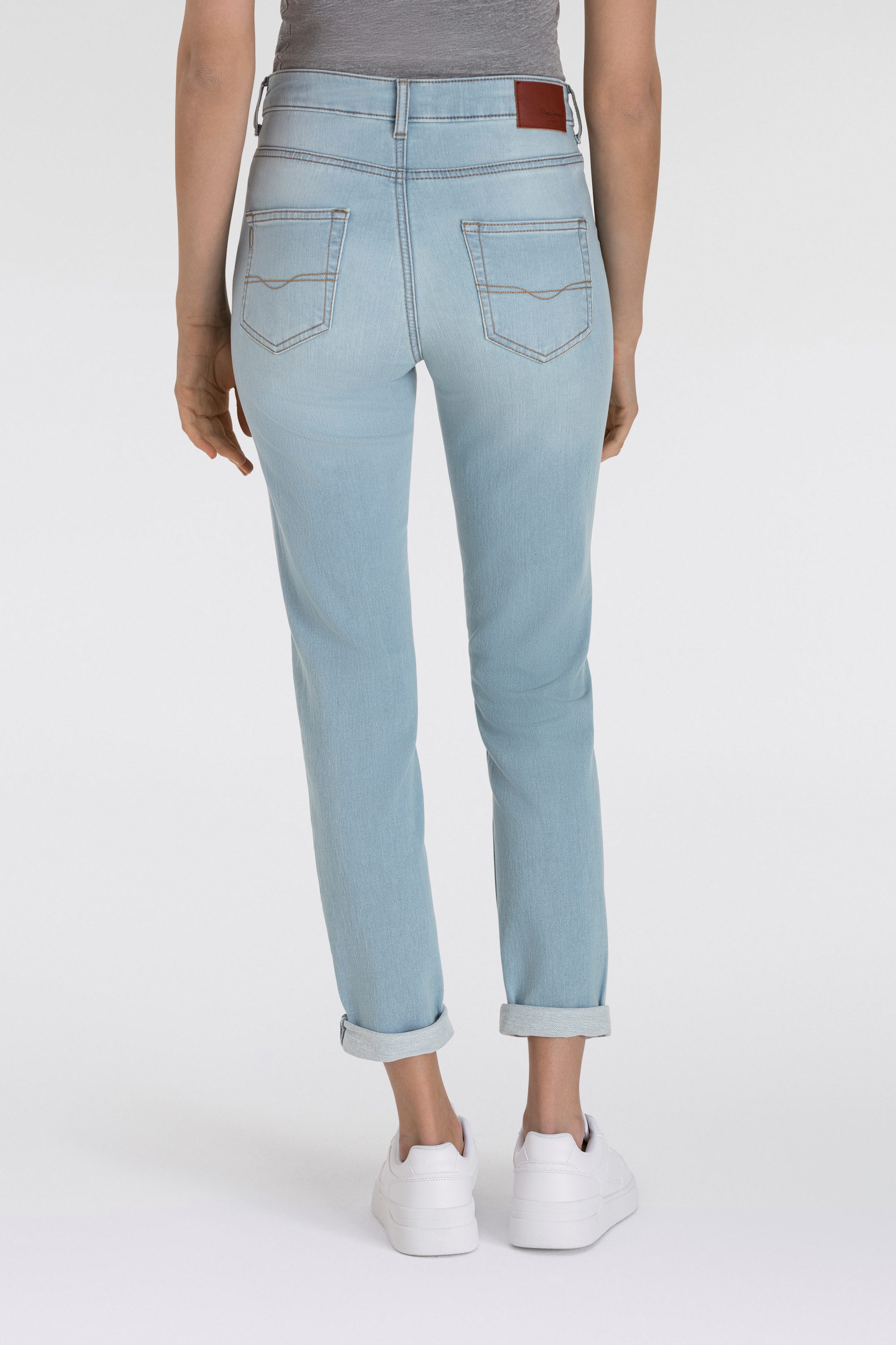 Pepe Jeans 5-Pocket-Jeans CAREY TAPERED GYMDIGO günstig online kaufen