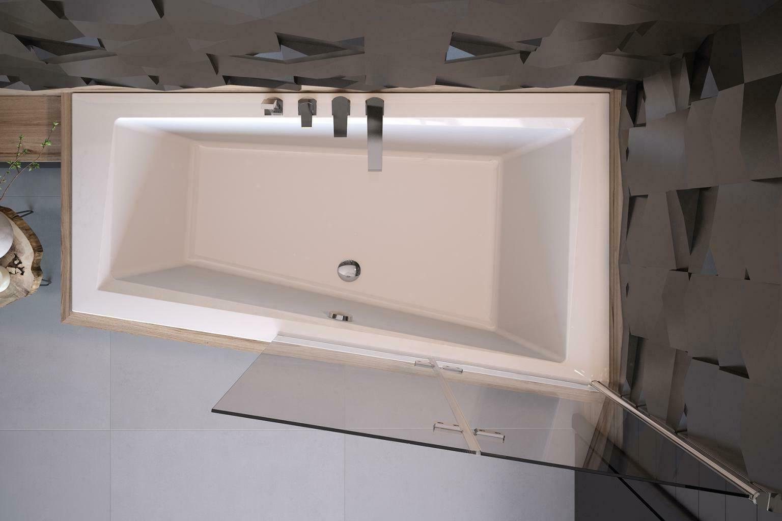 Xlmoebel Badewanne Eckbadewanne in modernem Design mit eleganter Oberfläche, (1-tlg), Hergestellt in Europa