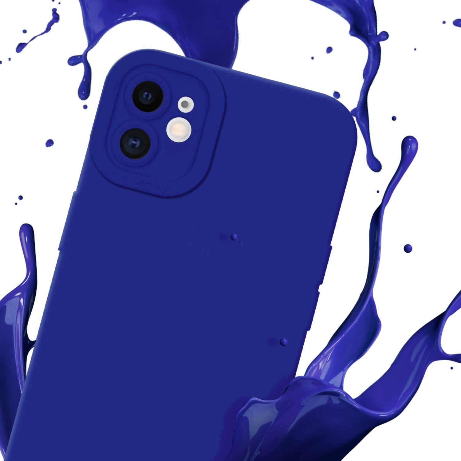 Cadorabo Handyhülle für iPhone 12 Hülle Apple iPhone 12, Hülle Schutzhülle TPU Silikon Case Cover