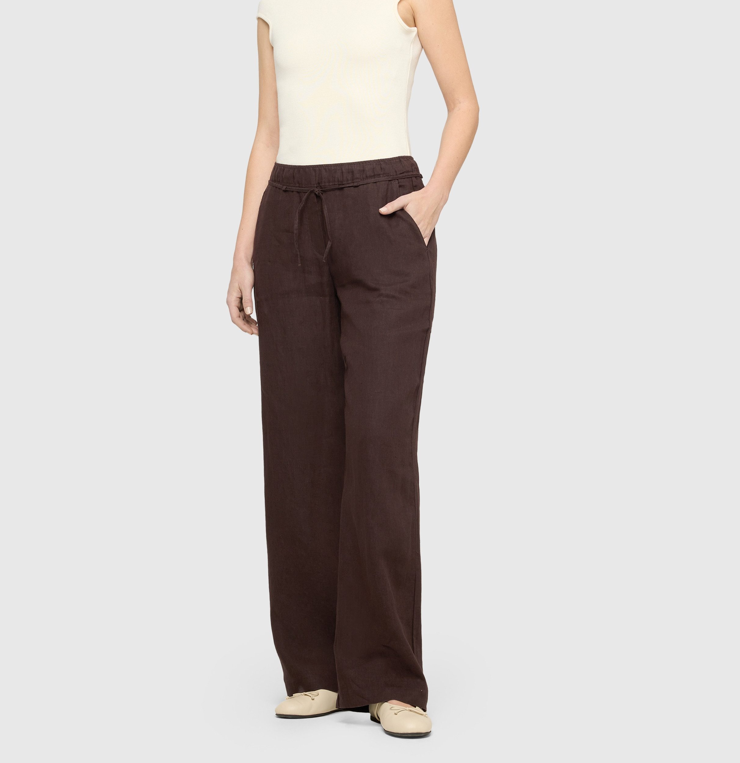 MAC 5-Pocket-Jeans CHIARA BELT truffle brown