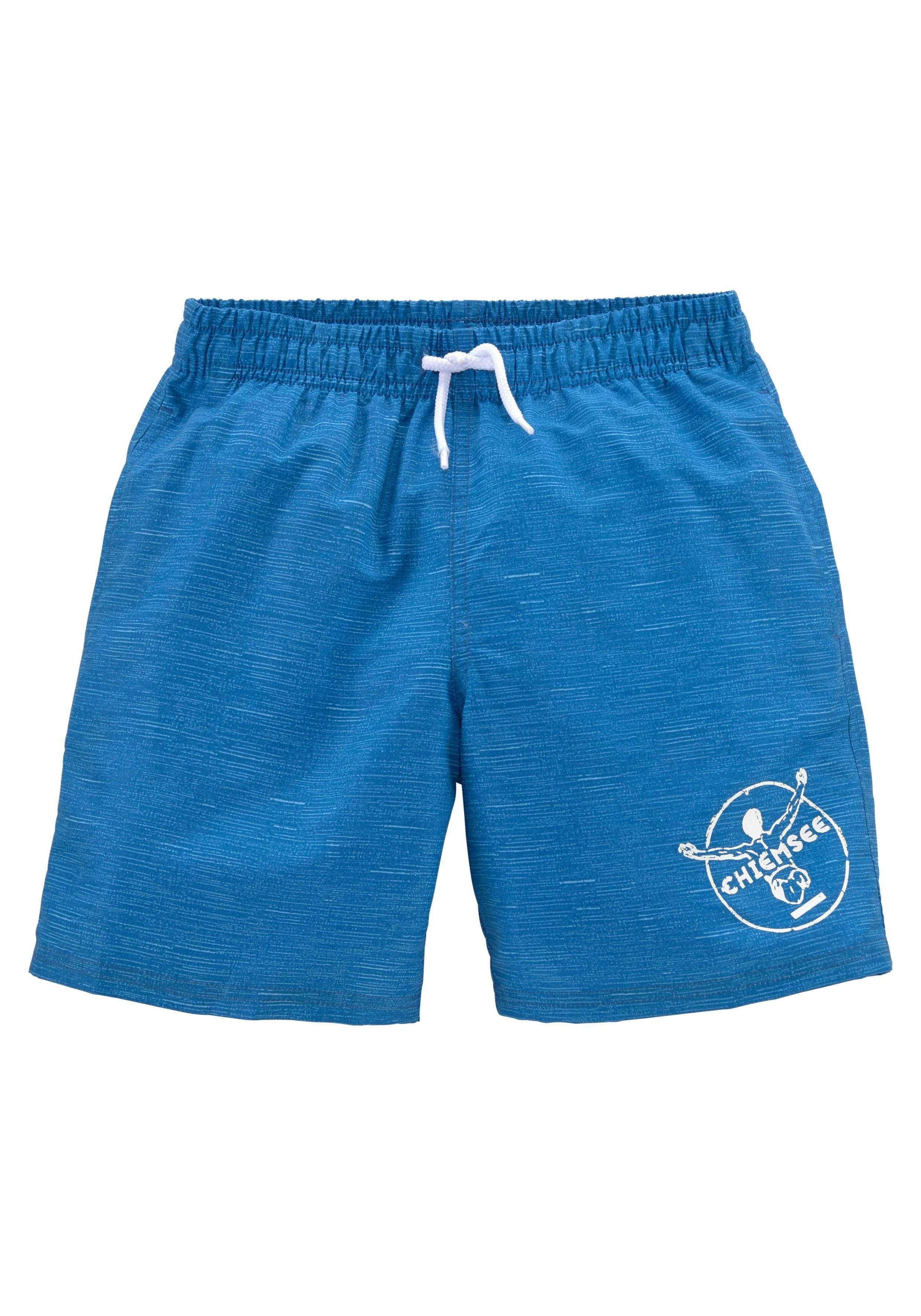 Chiemsee Badeshorts Melange Kids mit Logoprint