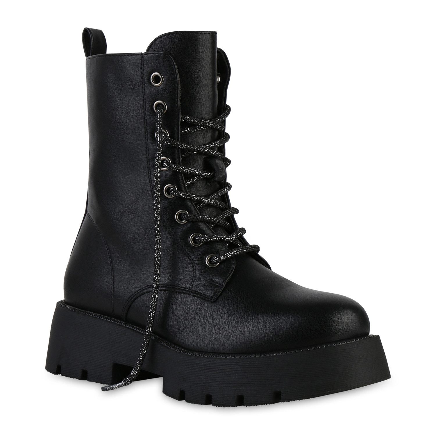 VAN HILL 841446 Schnürstiefelette Damen Leicht Gefütterte Schnürstiefelette günstig online kaufen