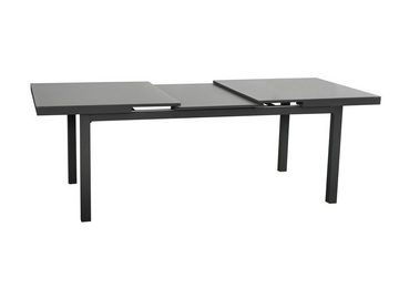 bellavista - Home&Garden® Gartentisch ausziebarer Aluminium Glastisch Boston, 180-240x100x75cm (1-St), ausziebar auf 240 cm