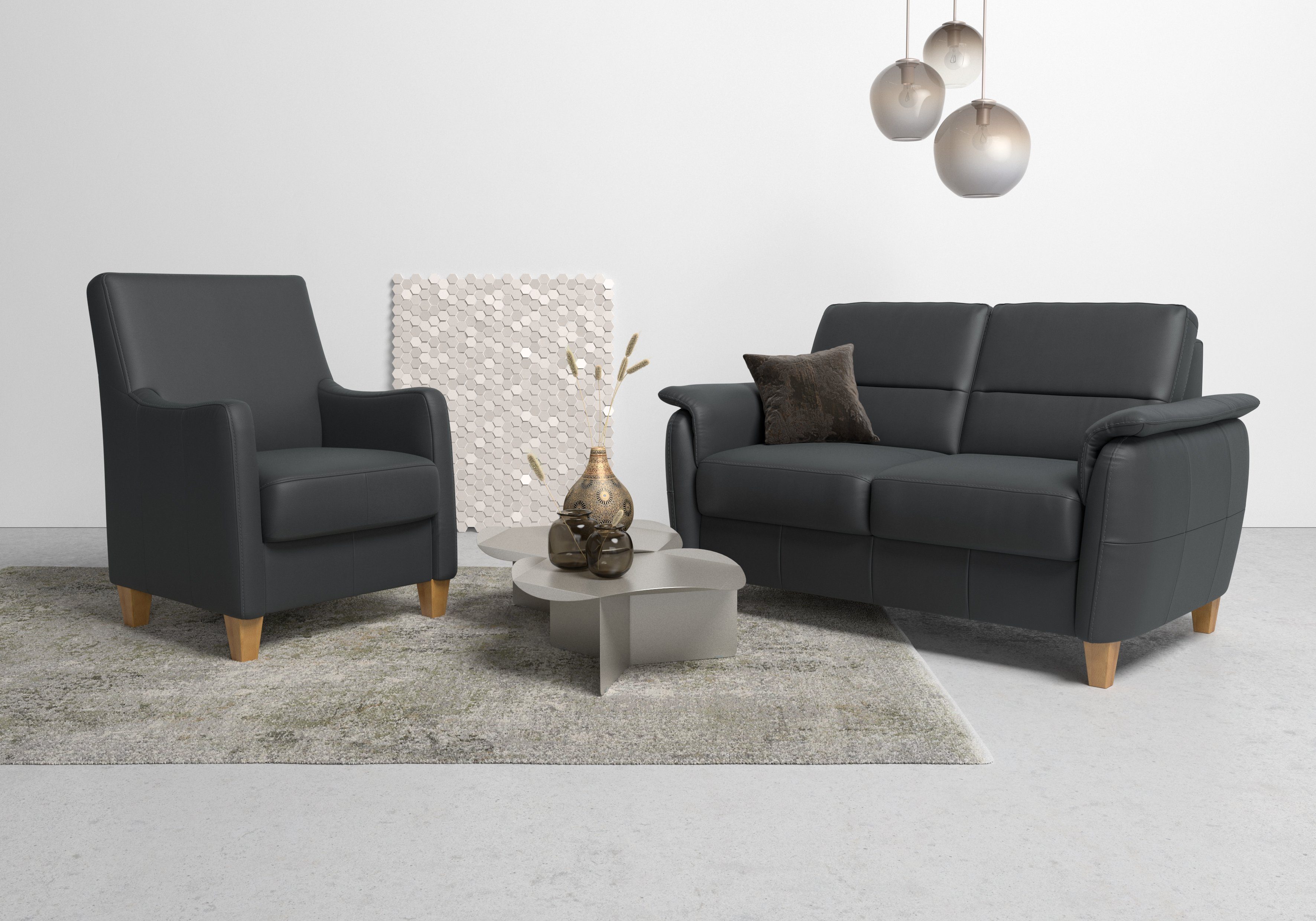 Home affaire Sessel Palmera, B: 70 cm, mit Federkern