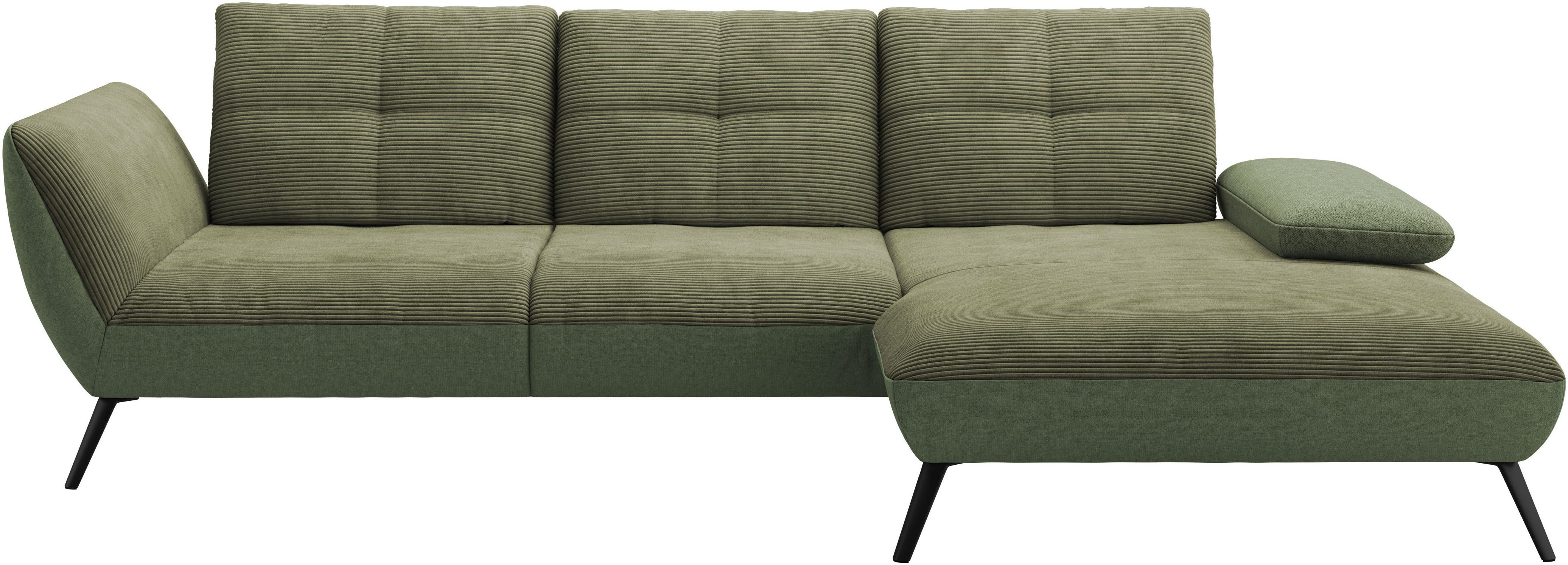 Places of Style Ecksofa "Mikado L-Form", inkl. Sitztiefenverstellung und Ar günstig online kaufen