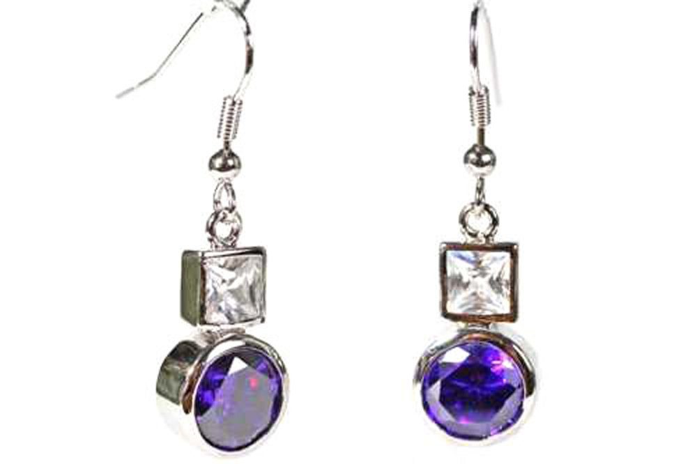 Le Bijou Paar Серьги 20420 (Set, 2-tlg), Zirkon-Ohrhänger mit Markenkristallen