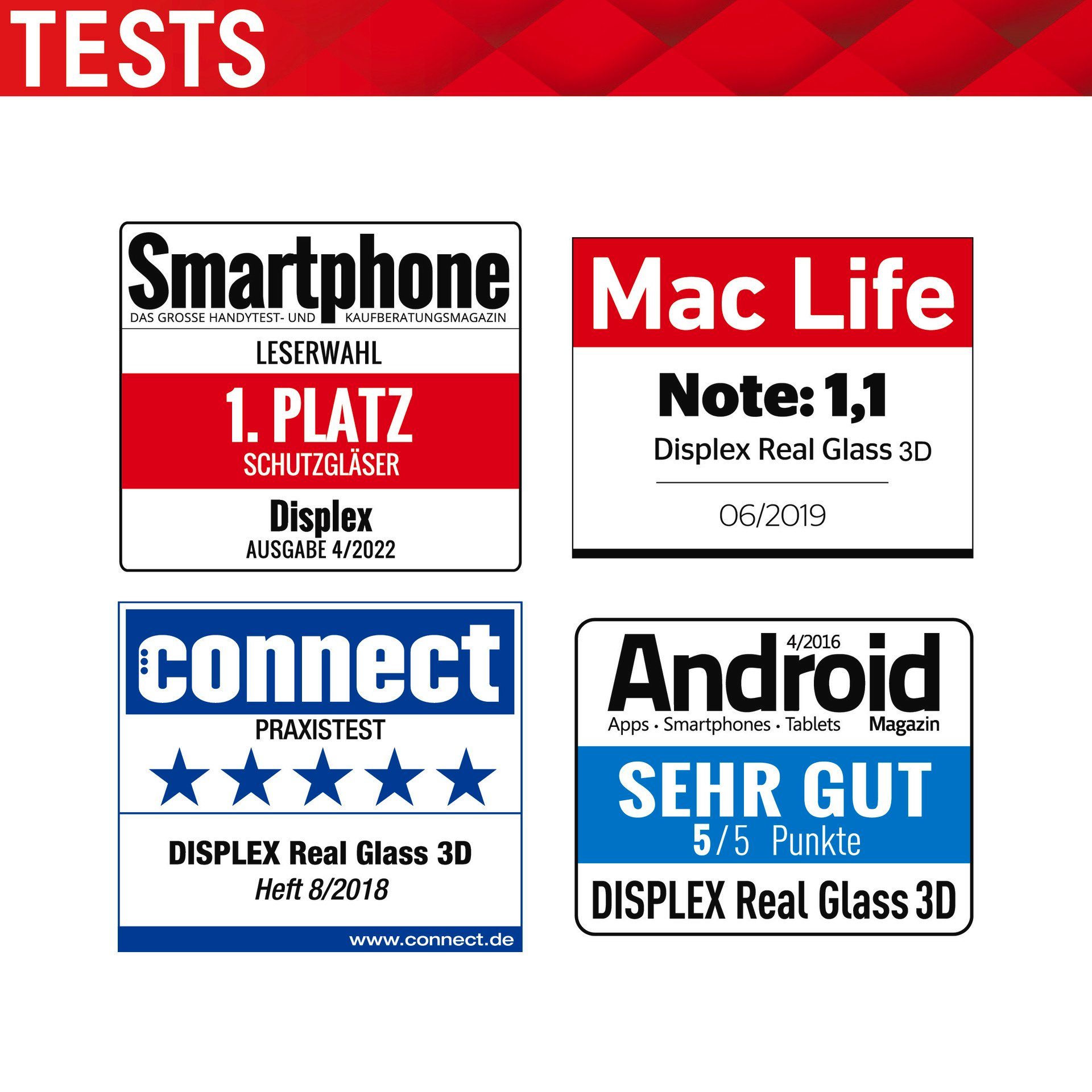 Displex Displayschutzglas Real Glass FC - iPhone 13/13 Pro/14 für Apple iPhone 13/13 Pro, Apple iPhone 14, Apple iPhone 16e