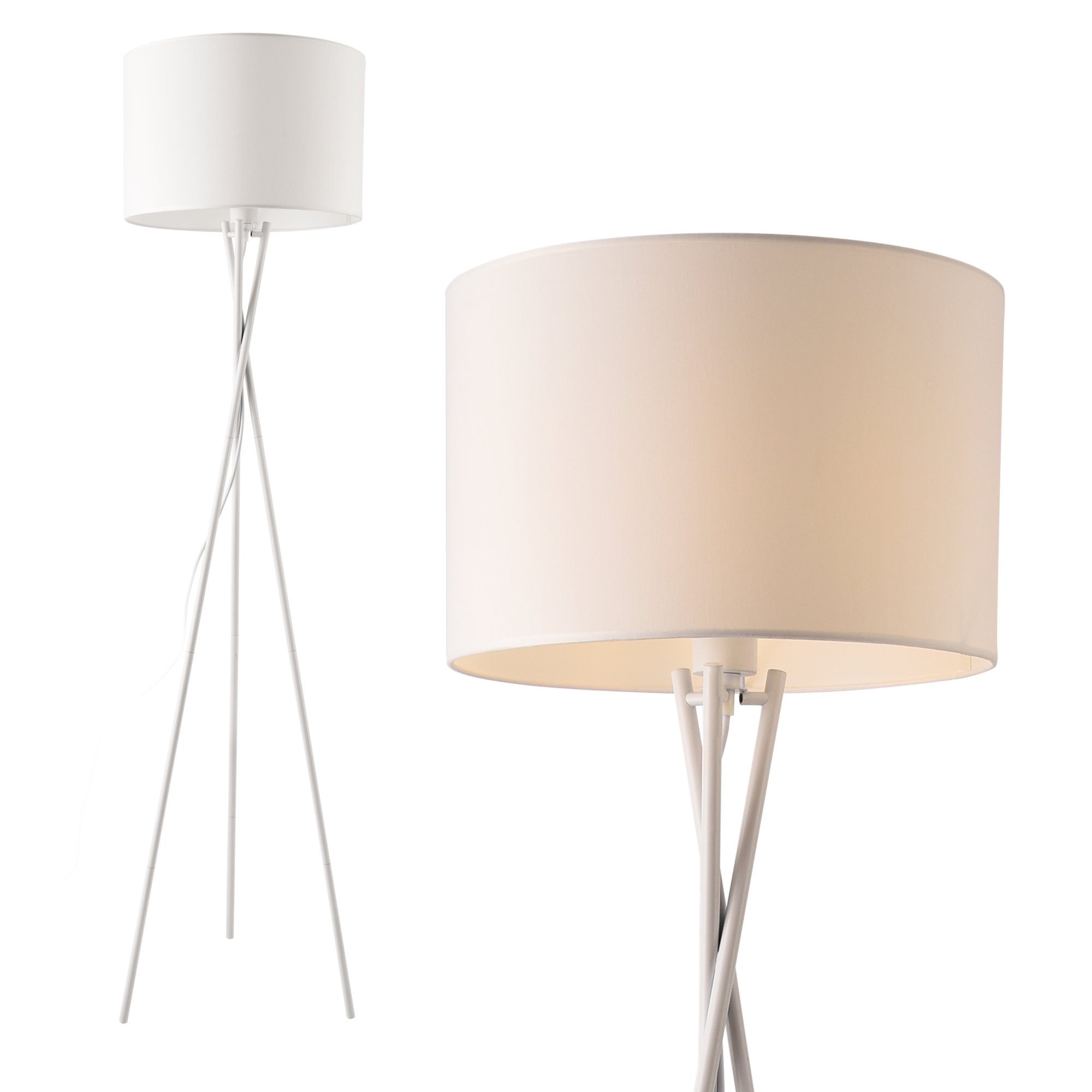 lux.pro Stehlampe, ohne Leuchtmittel, »Grenoble« Stehleuchte günstig online kaufen