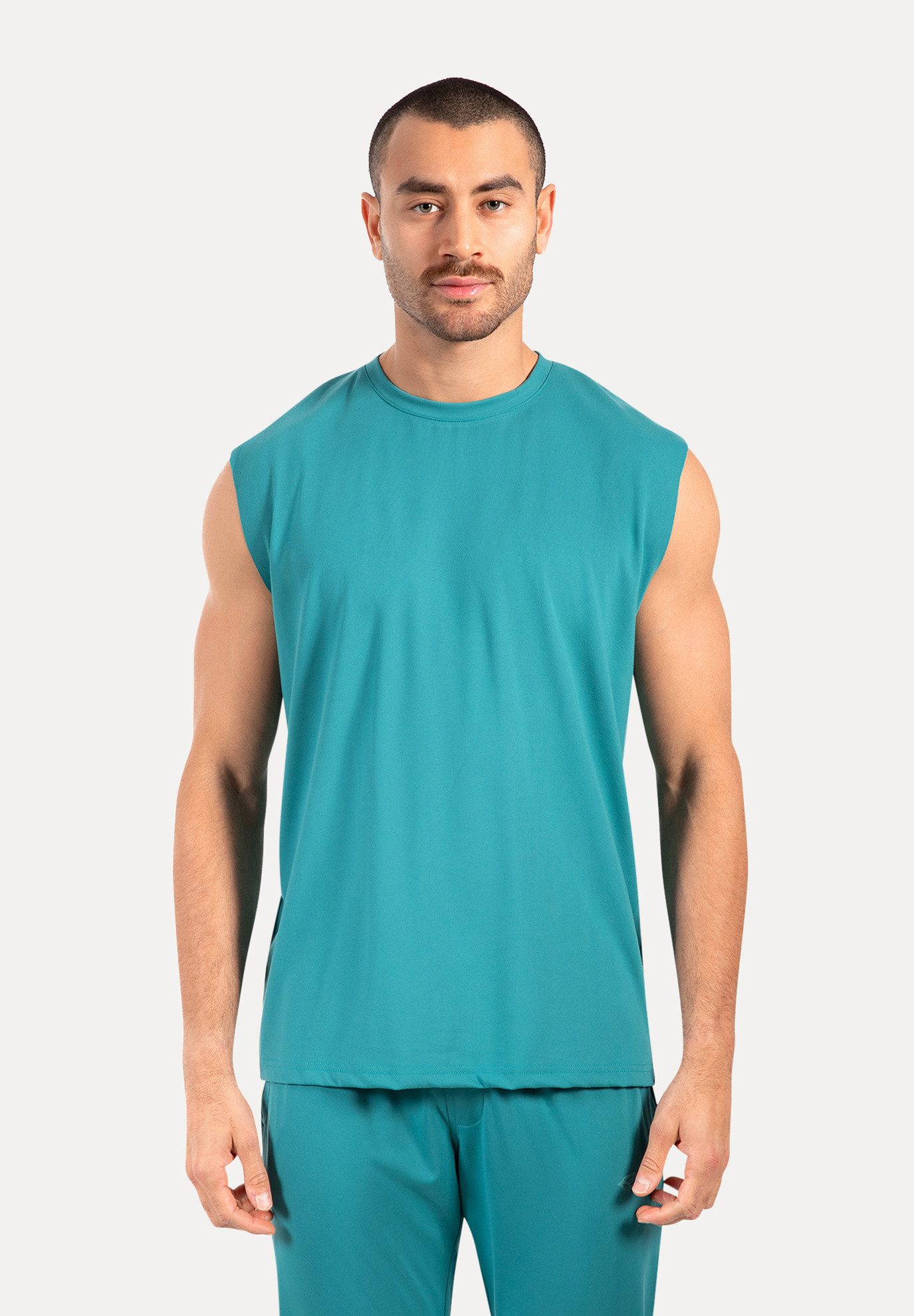 Smilodox Tanktop Xion, Ärmelloses Sportshirt 3D Rubber Print, Hohe Bewegungsfreiheit Minimalistisches Design Training Sport Freizeit Alltag Gym