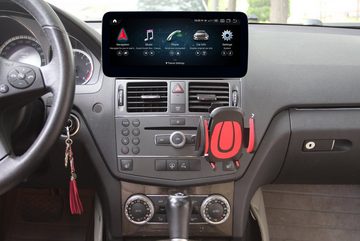 TAFFIO Für Mercedes C Class W204 NTG4.x 12" Touch Android GPS Carplay Einbau-Navigationsgerät