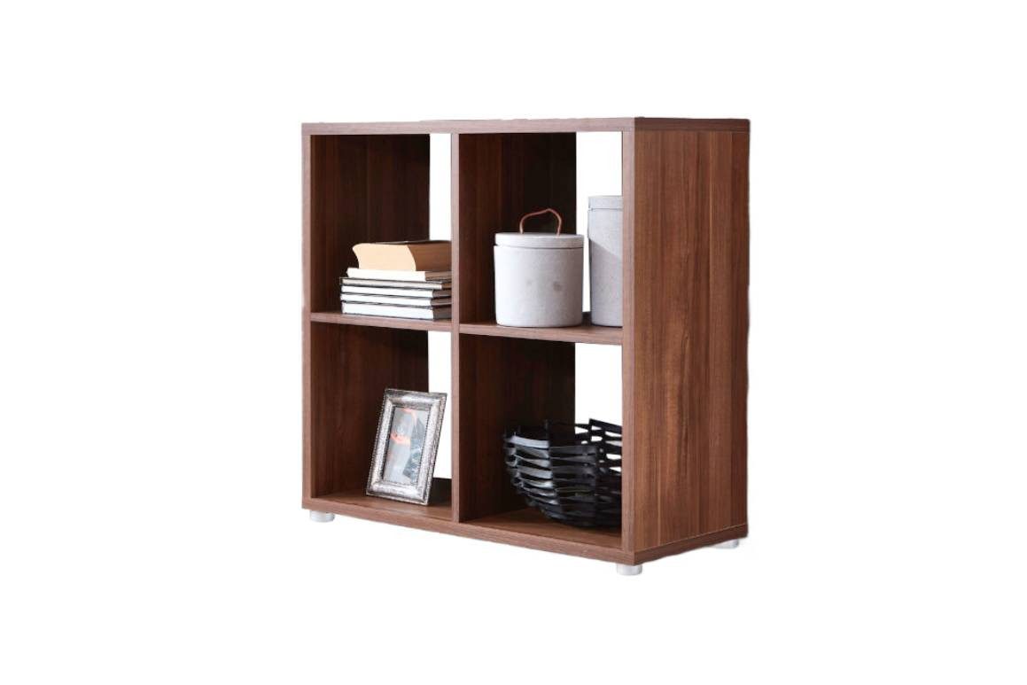 BMG Möbel Standregal NIZZA, Aktennregal, Würfelregal mit 4 Fächern, Made in günstig online kaufen