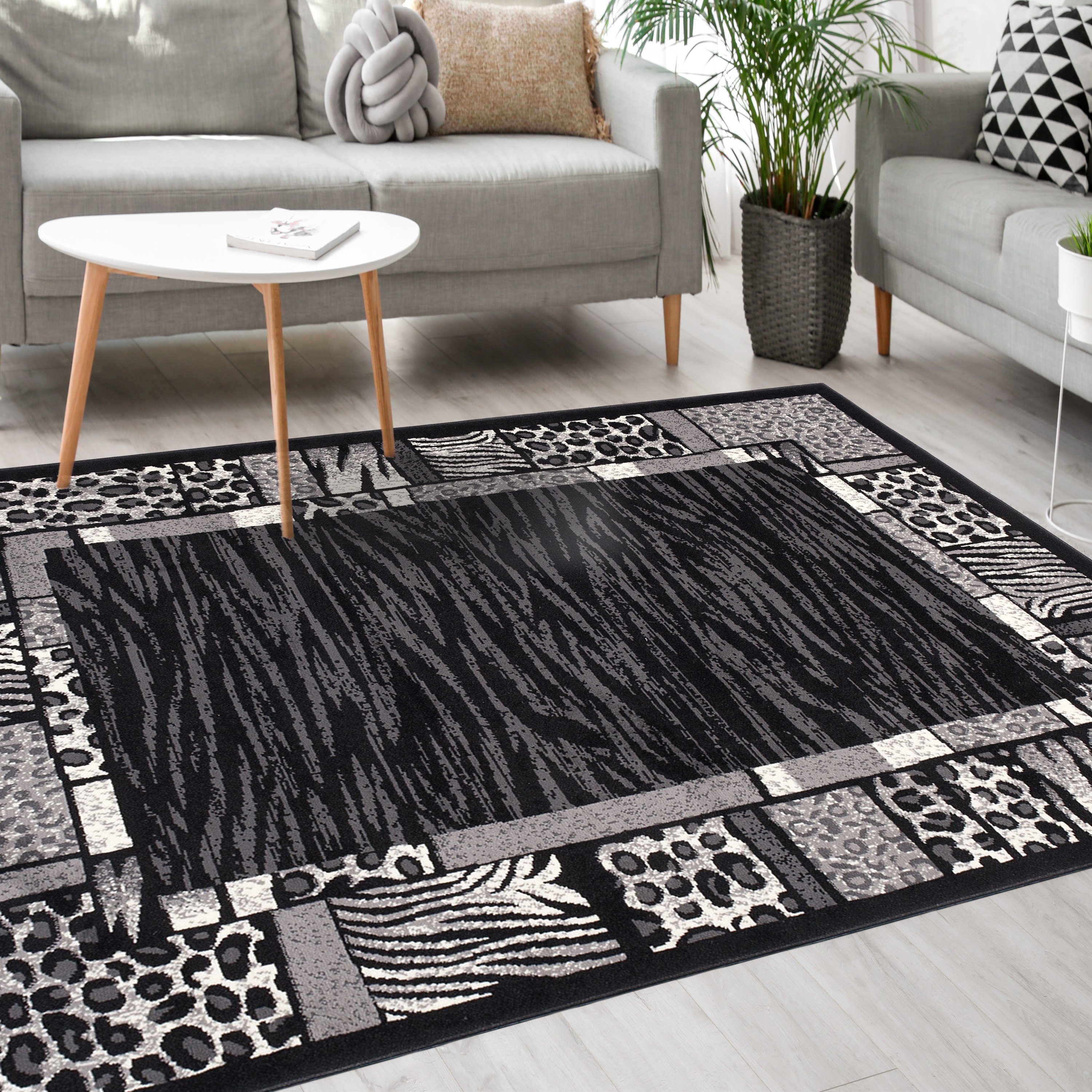 Mazovia Designteppich Modern Teppich Kurzflor Wohnzimmerteppich günstig online kaufen