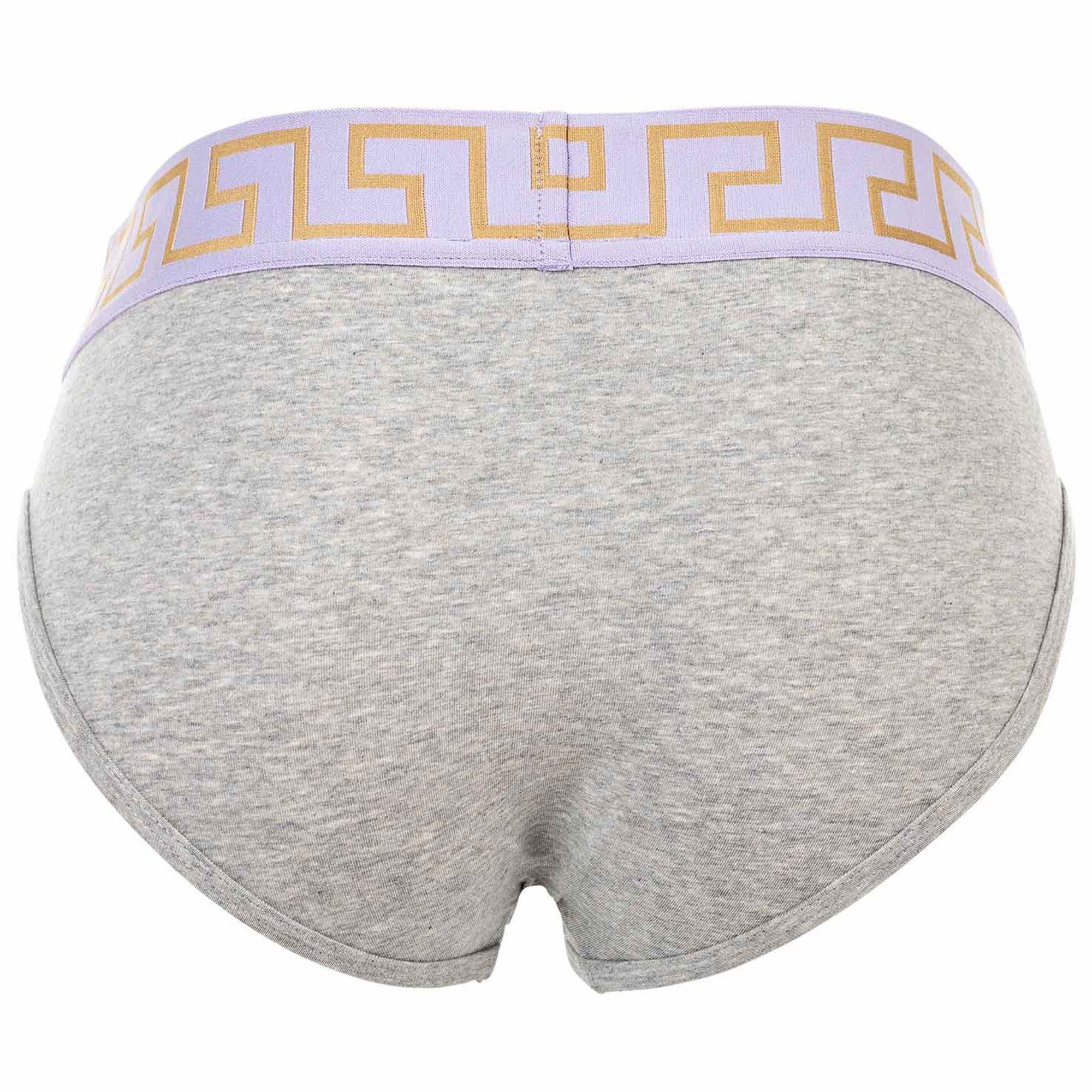 Versace Slip Herren Slip 1er Pack Baumwolle TOPEKA Slip (Packung, 1er Pack)