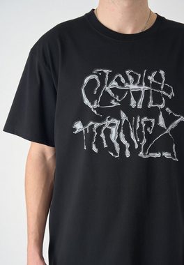 Cleptomanicx T-Shirt Quick mit coolem Frontprint