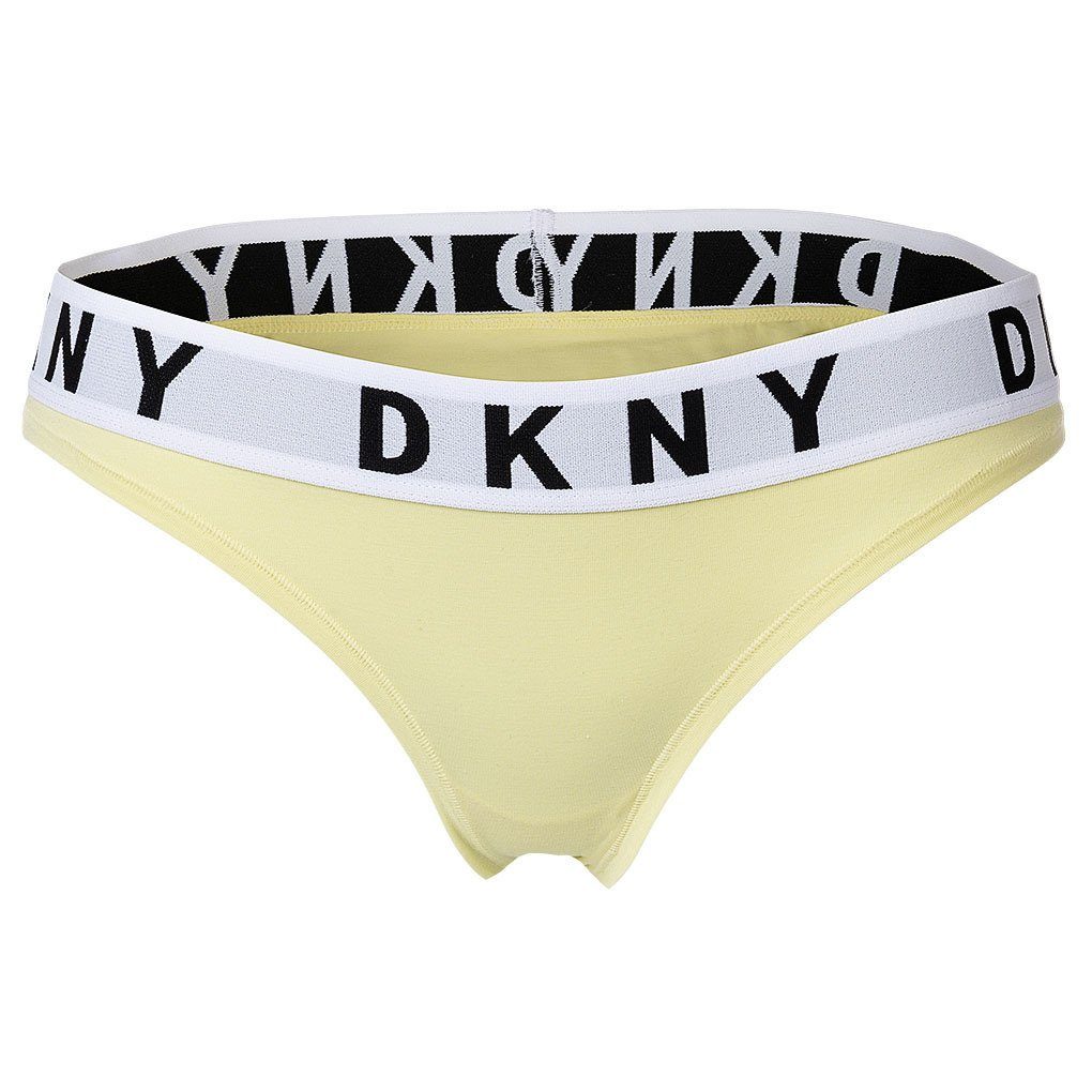 DKNY Panty Damen Slip - Brief, Cotton Modal Stretch Gelb