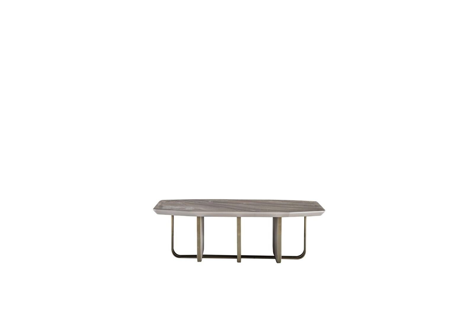 Weiß Wohnzimmer Luxus Couch Couchtisch Tisch Möbel JVmoebel Couchtisch Metall Design