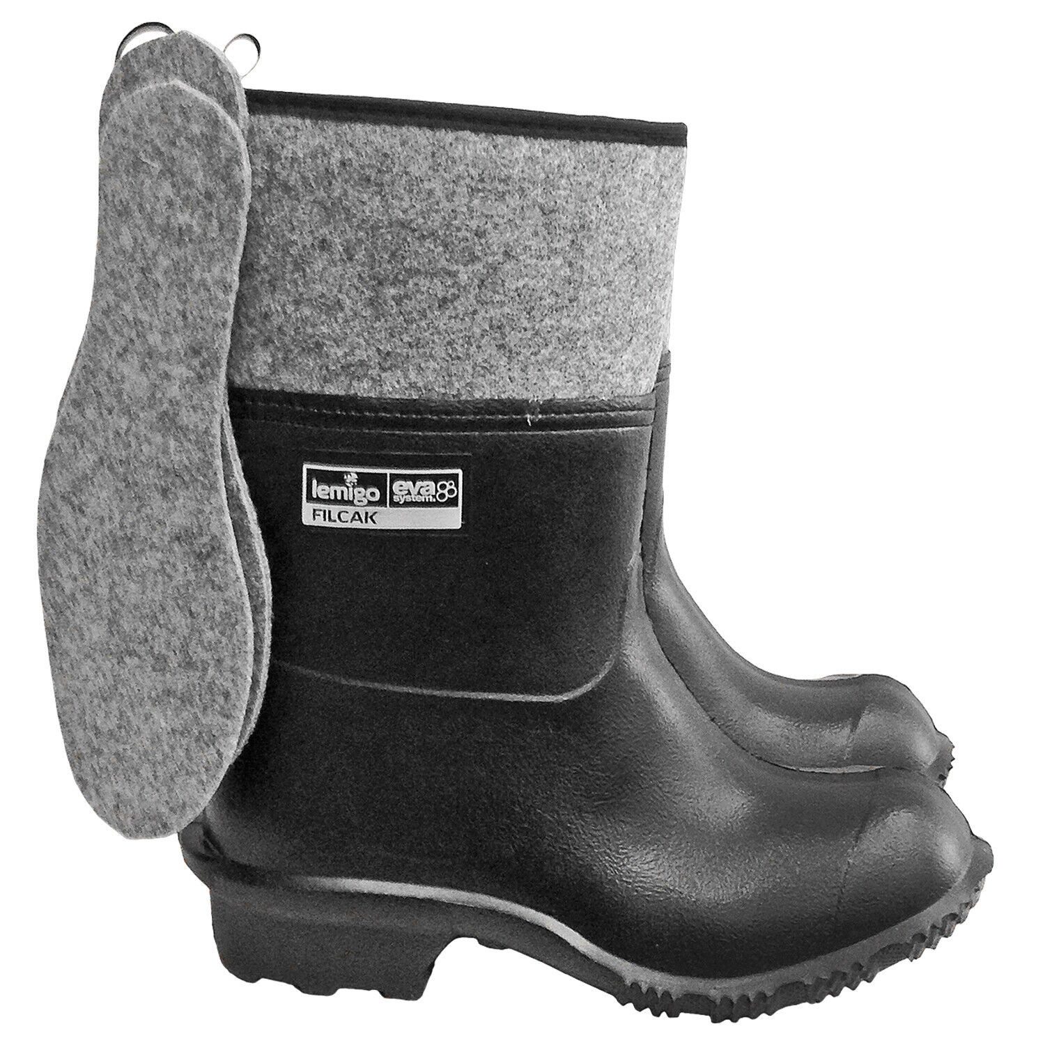 Lemigo Filzstiefel Gummistiefel Feldstiefel Winterschuhe (BLFILC) Gummistie günstig online kaufen