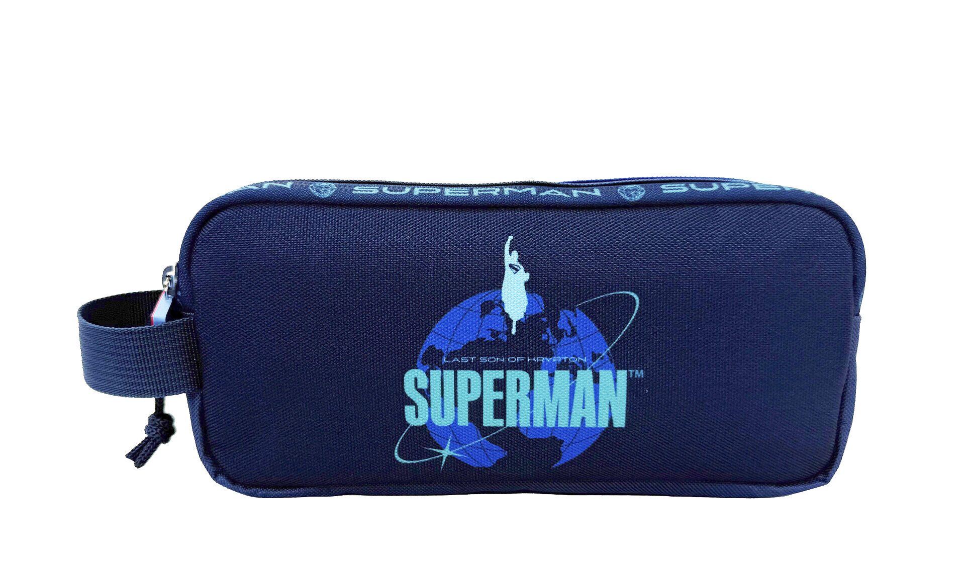 Superman Federmäppchen Doppel Etui Federmappe für Schule und Alltag